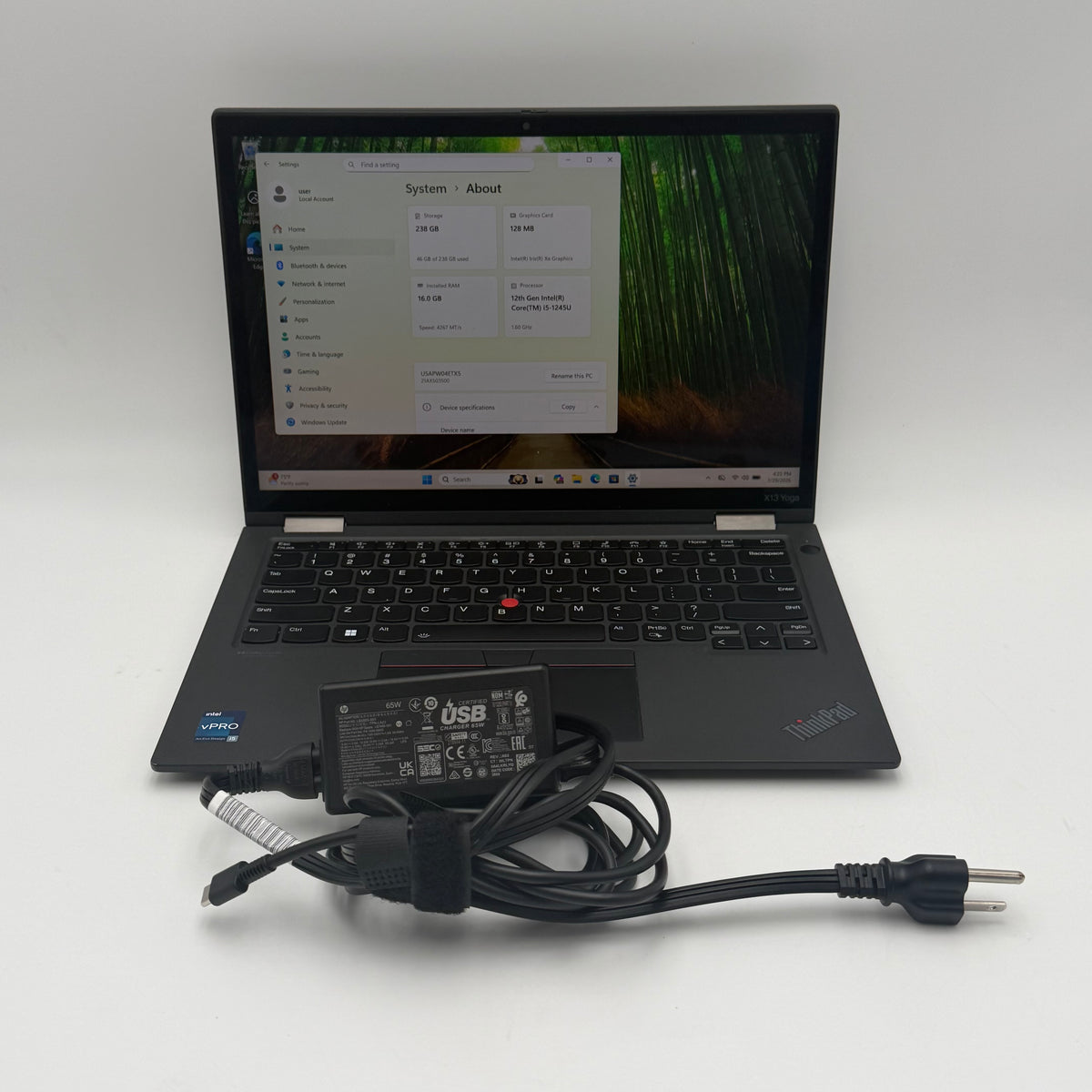 Lenovo ThinkPad X13 Yoga Gen 2 Laptop 256Gb 16GB i5 - Read - MDM