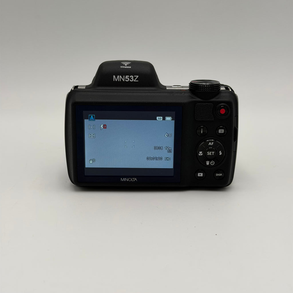 Minolta MN53Z Pro Shot 16MP HD Digital Camera Black  w/ carry bag