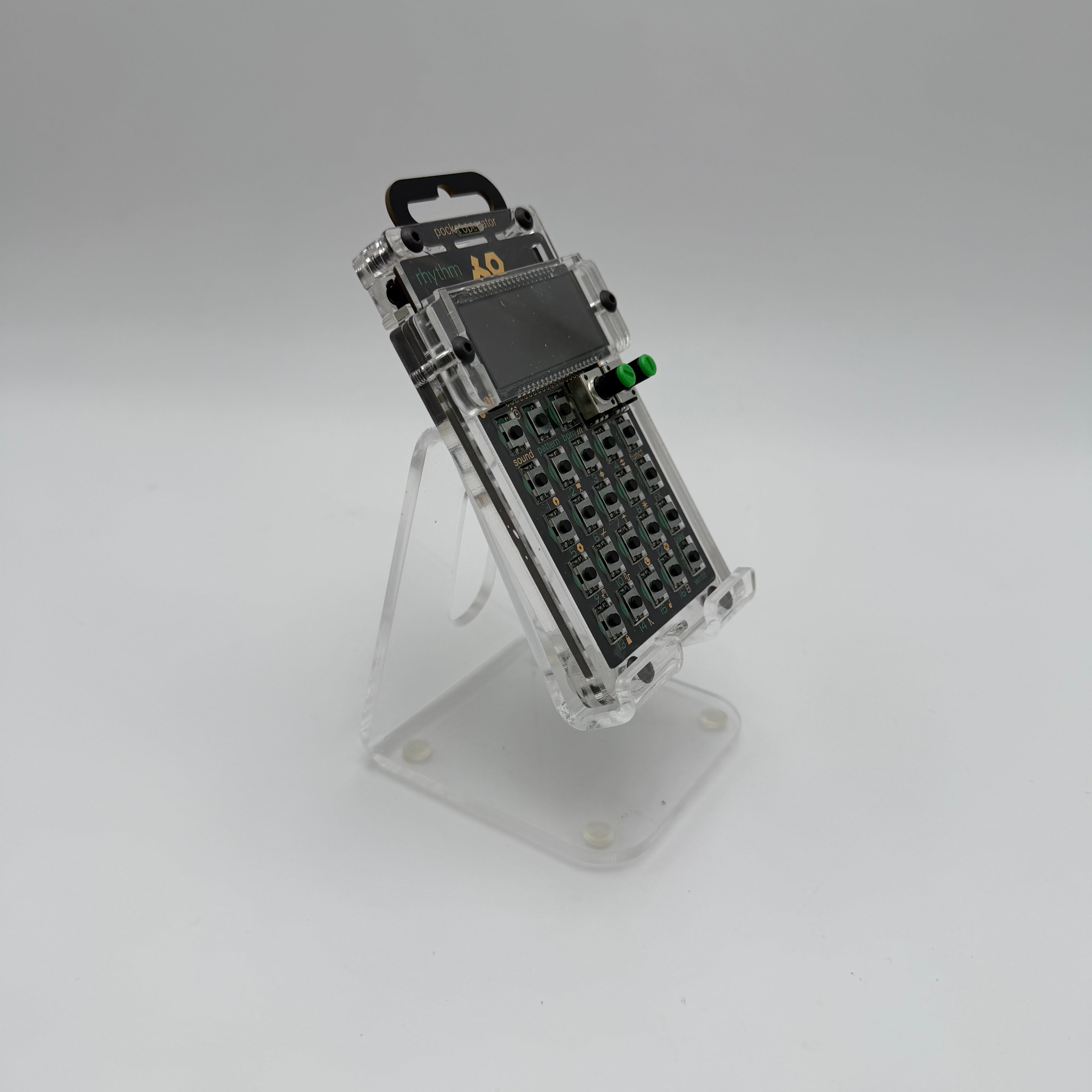 Teenage Engineering PO-12 Rhythm Pocket Operator Clear