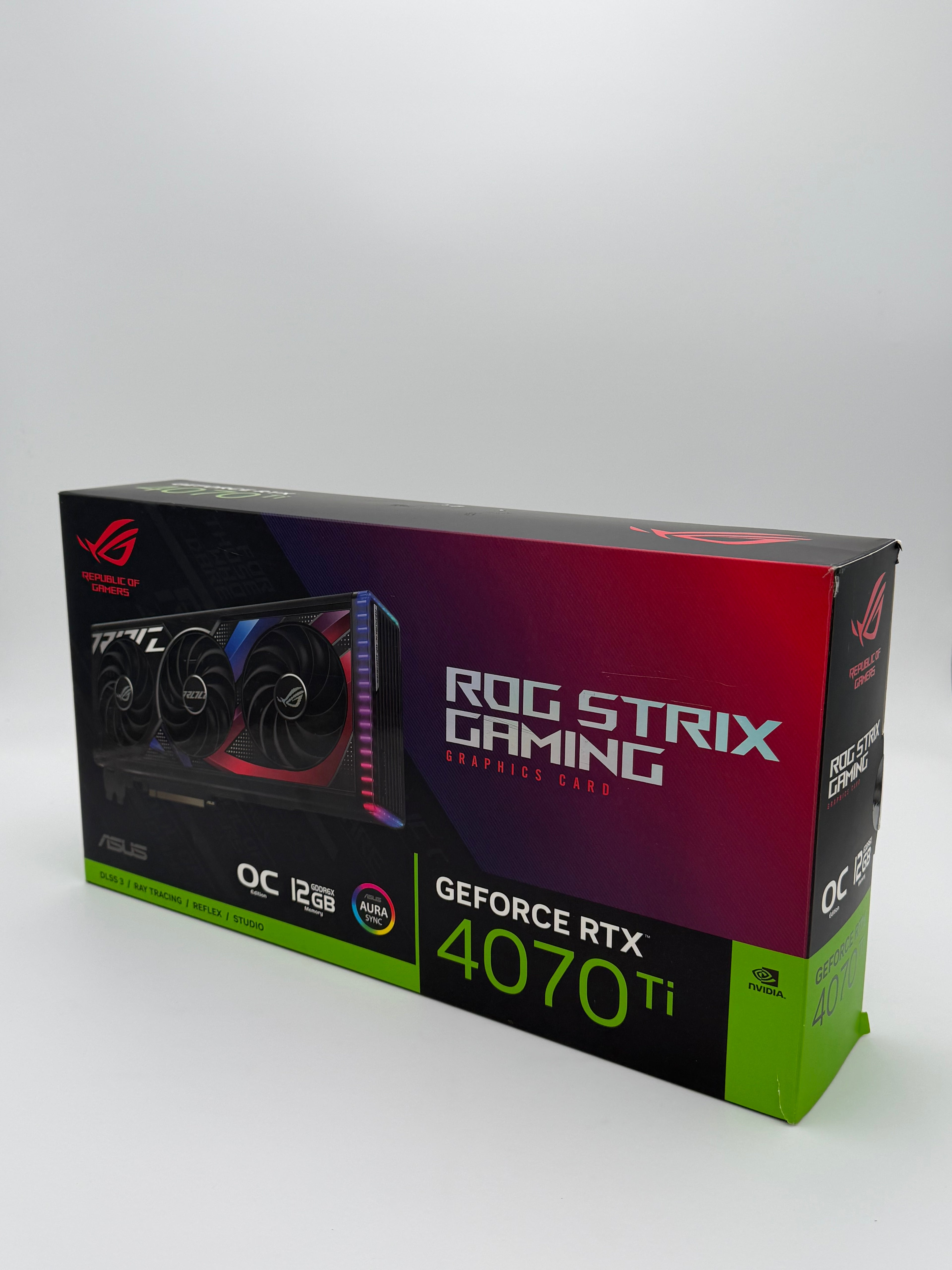 Asus ROG STRIX GeForce RTX 4070 Ti 12GB OC Graphics Card - Black