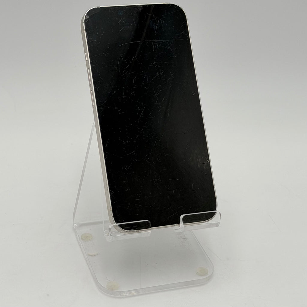T mobile Broken Apple iPhone 14 128GB - White - Cracked Screen - Cracked Back - 85% BH