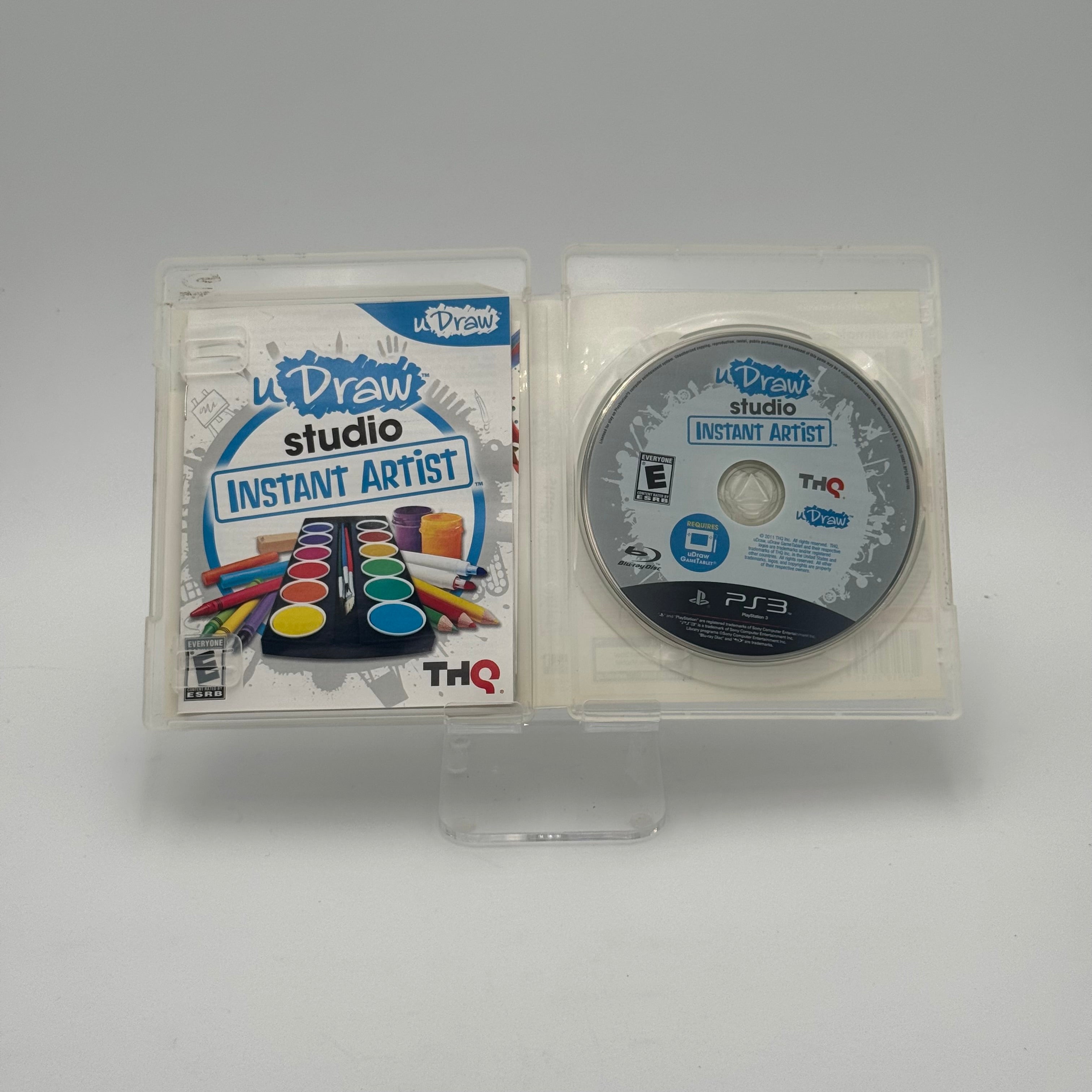 uDraw Studio Instant Artist Video Game, Ps3, Pre-Owned