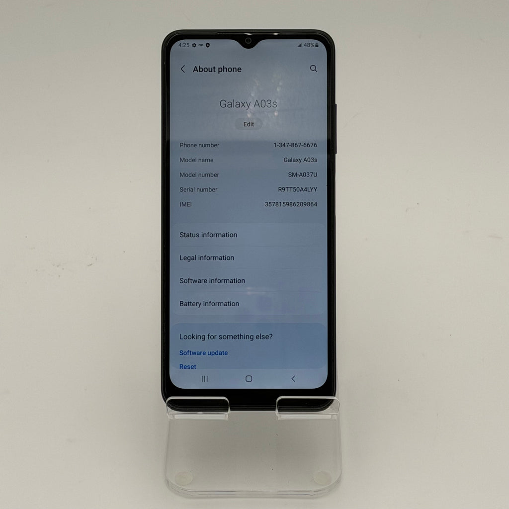 Samsung Galaxy A03s 32GB Black Unlocked Smartphone