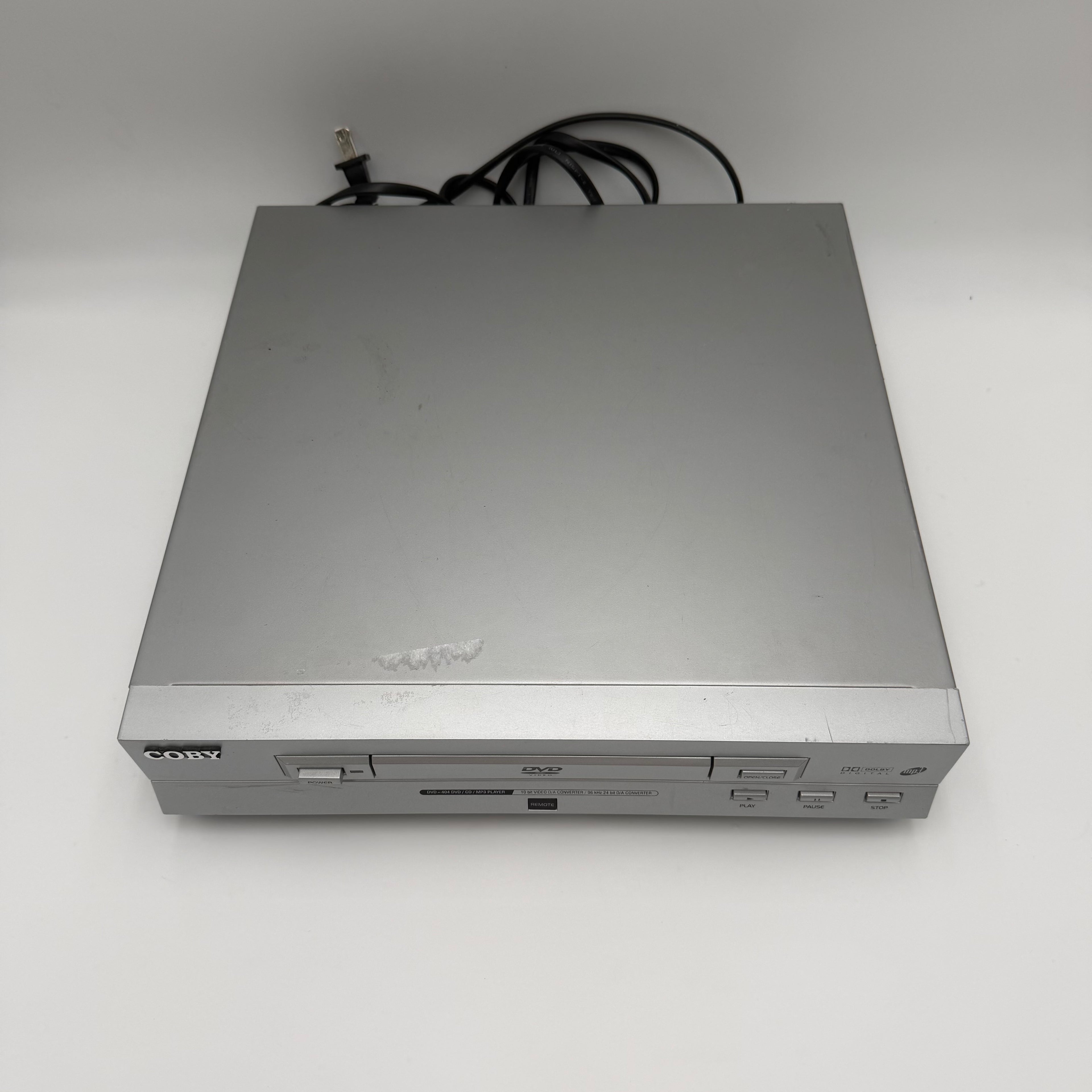 Coby DVD-404 DVD Player Used - A Silver