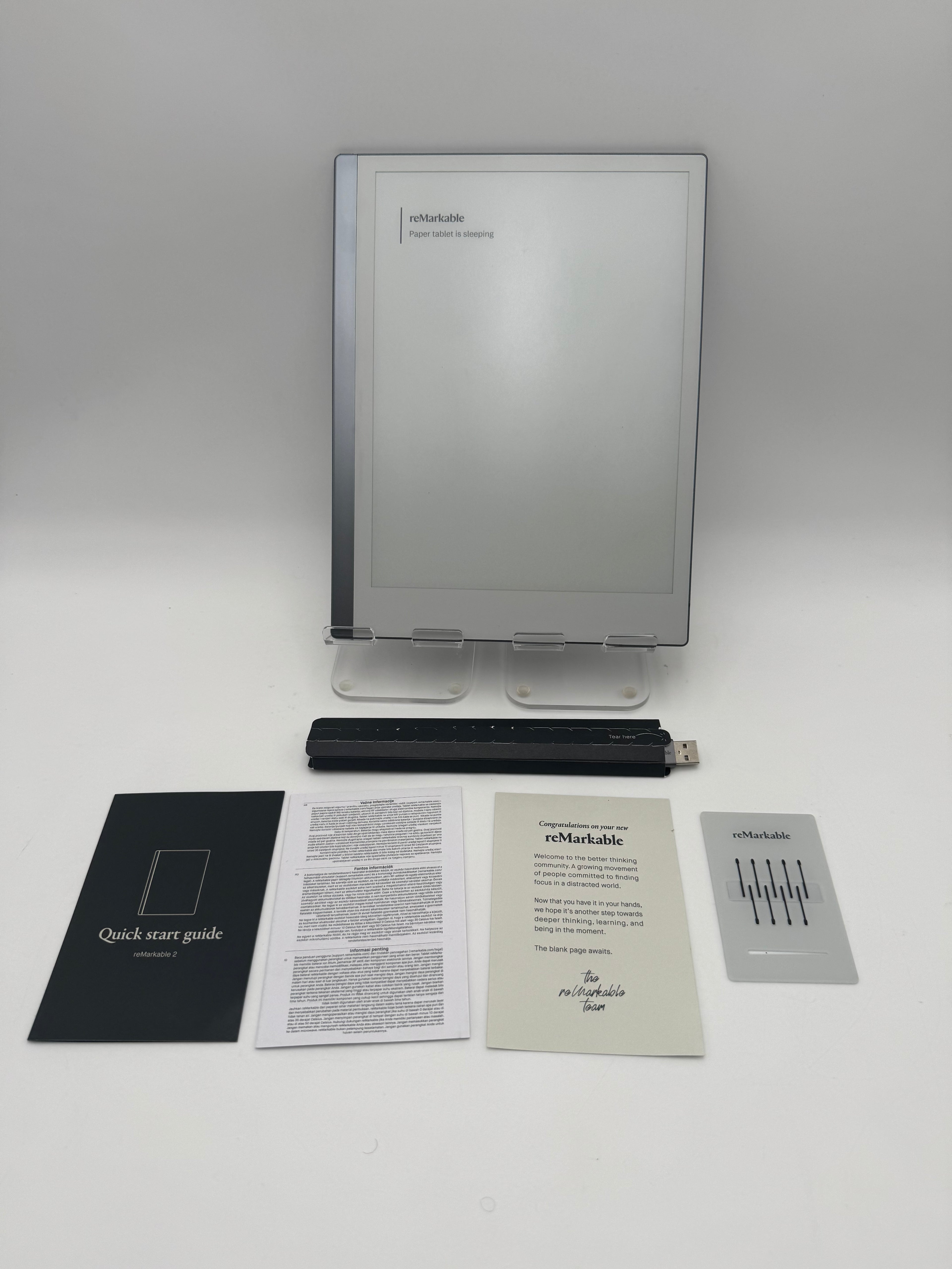 reMarkable 2 paper tablet 10.3" Tablet with pen 8GB Wi-Fi Used - A