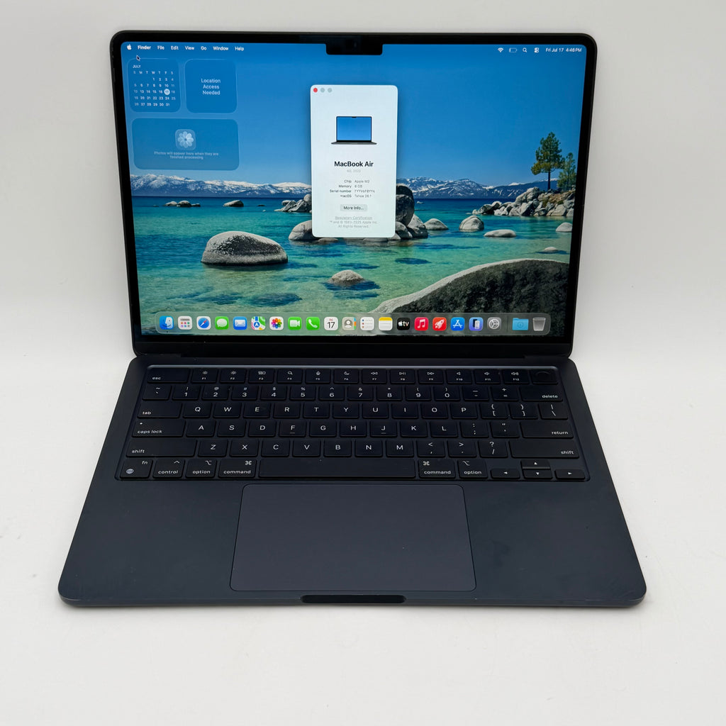 Apple MacBook Air 13" M2 A2681 2023 Laptop 8GB RAM 256GB Blue
