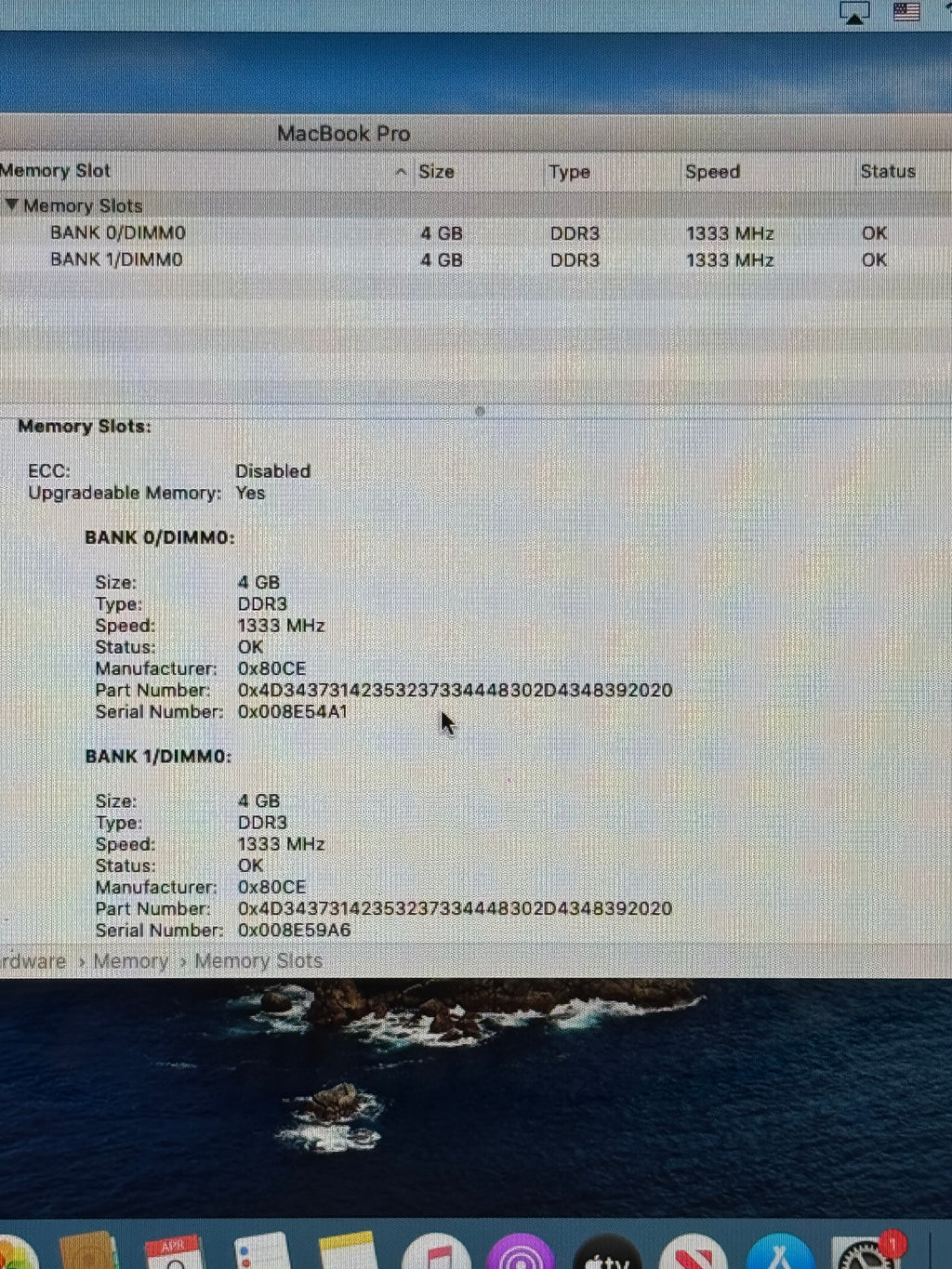 Apple MacBook Pro 13" A1278 2012 8GB 1TB Silver