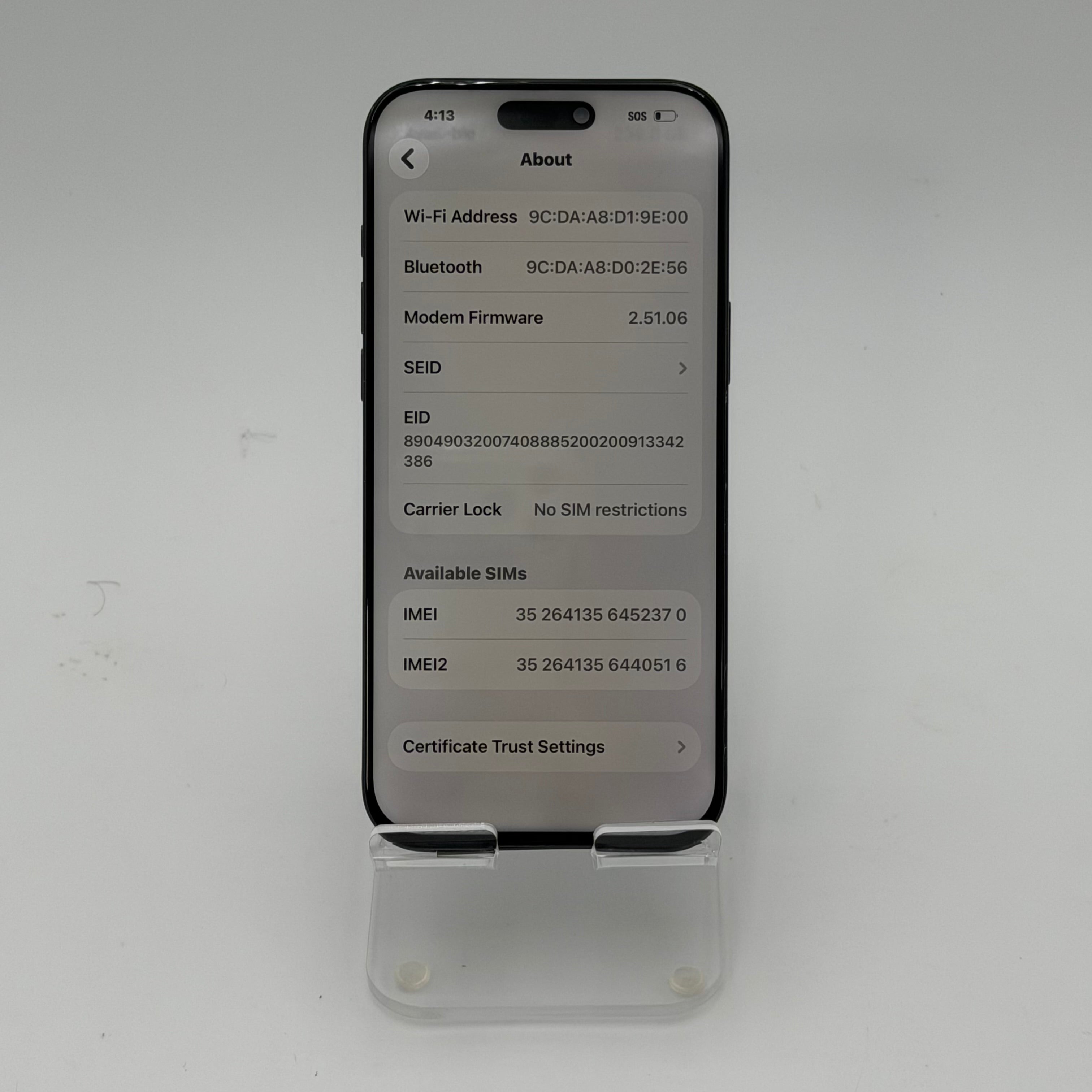 Apple iPhone 16 Pro Max - 256 GB - Black Titanium (Unlocked)