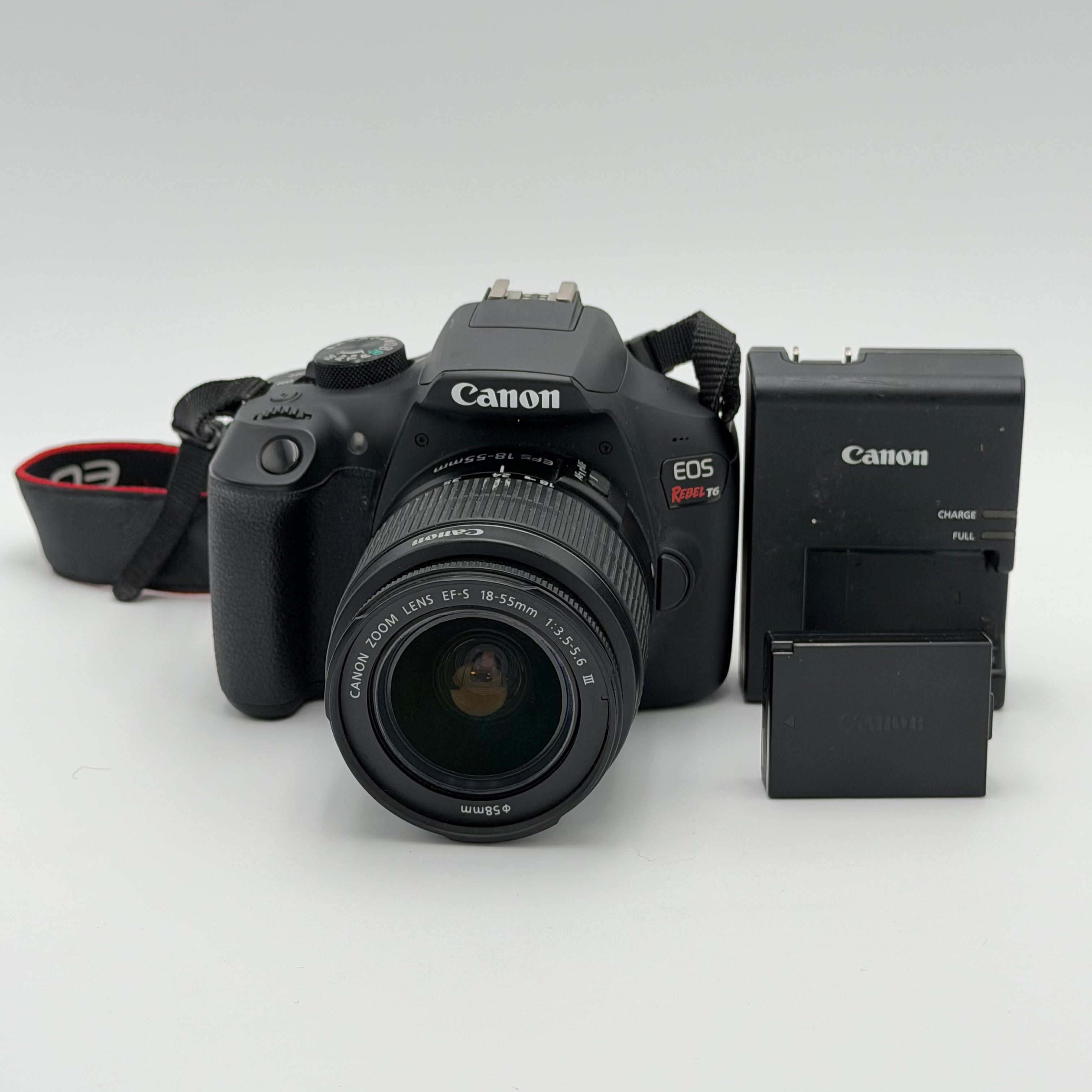 Canon EOS Rebel T6 Digital Camera w/ EFS 18-55mm lens DSLR Kit