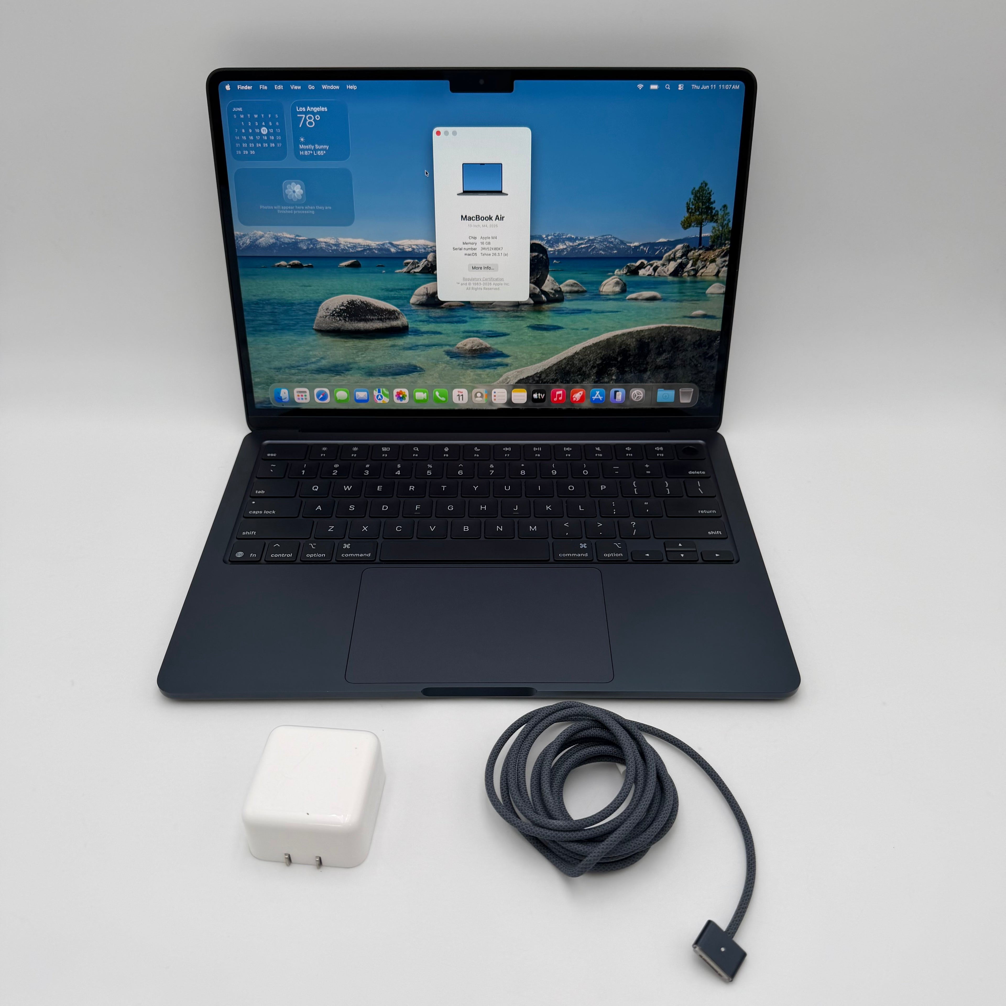 Apple MacBook Air 13" M4 A3240 2025 Blue 16GB RAM 512GB SSD