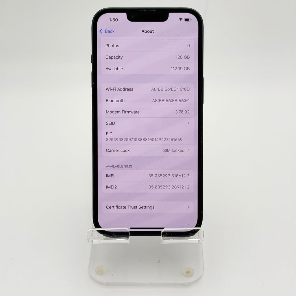 Apple iPhone 14 128GB Black Used - A