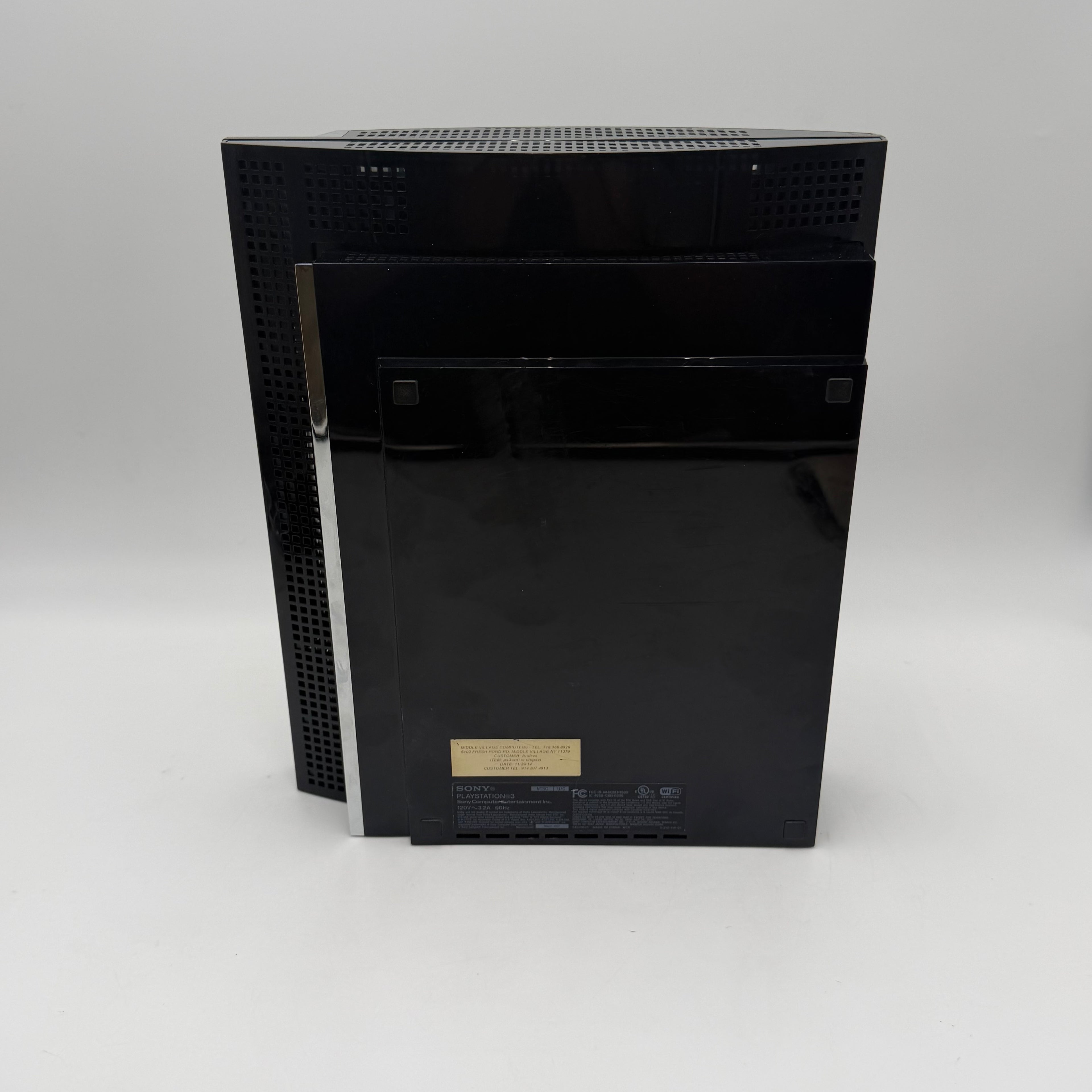 Sony PlayStation 3 Backward Compatible 80GB Black Console CECHE01 w/ 2 controllers
