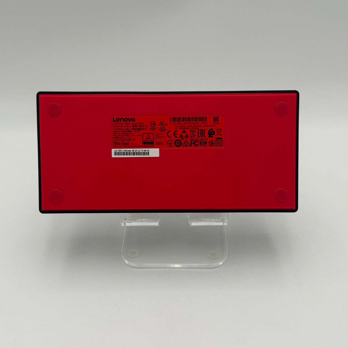 Lenovo USB-C Dock Gen 2 Black Accessory