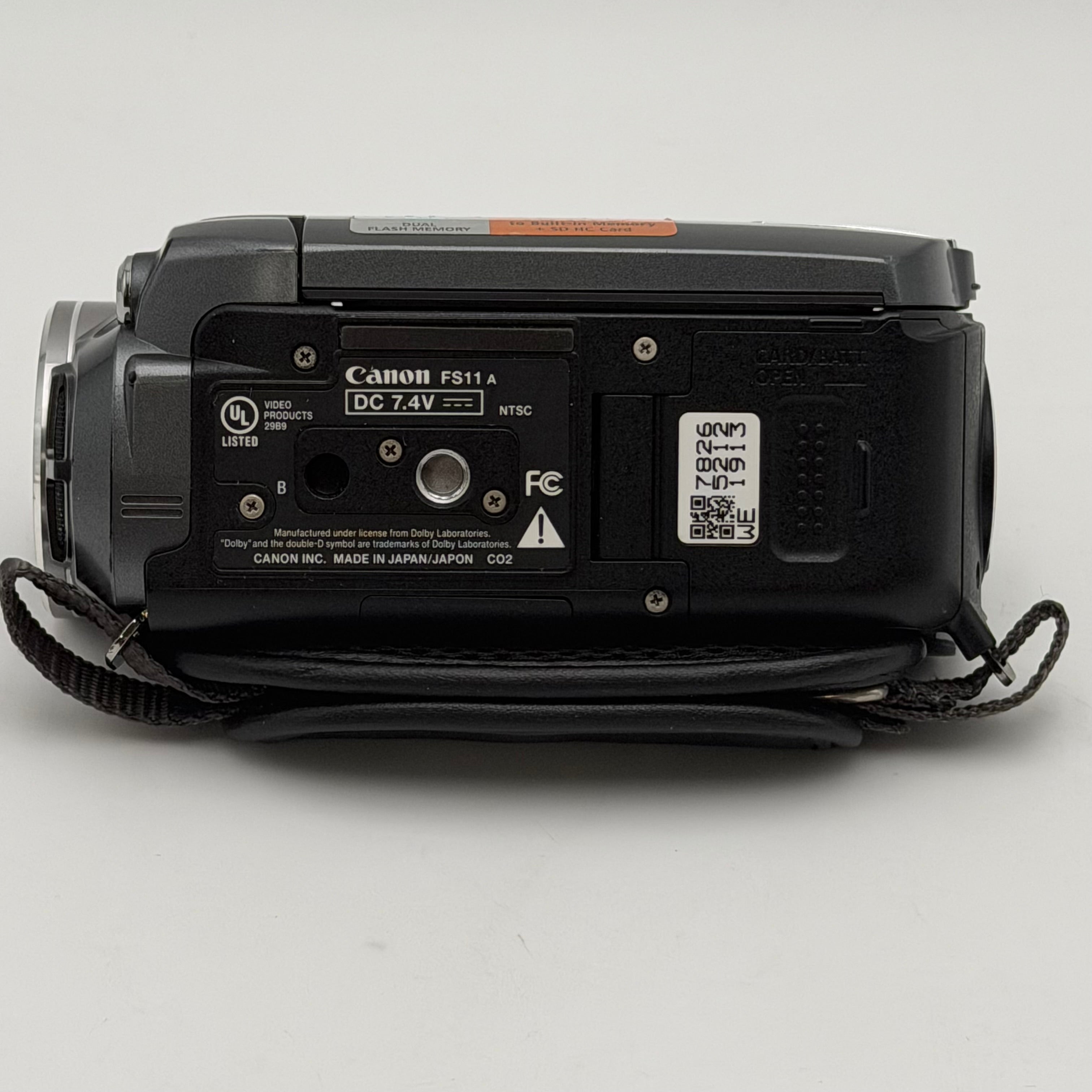 Canon FS100 Camcorder Black Untested No Charger
