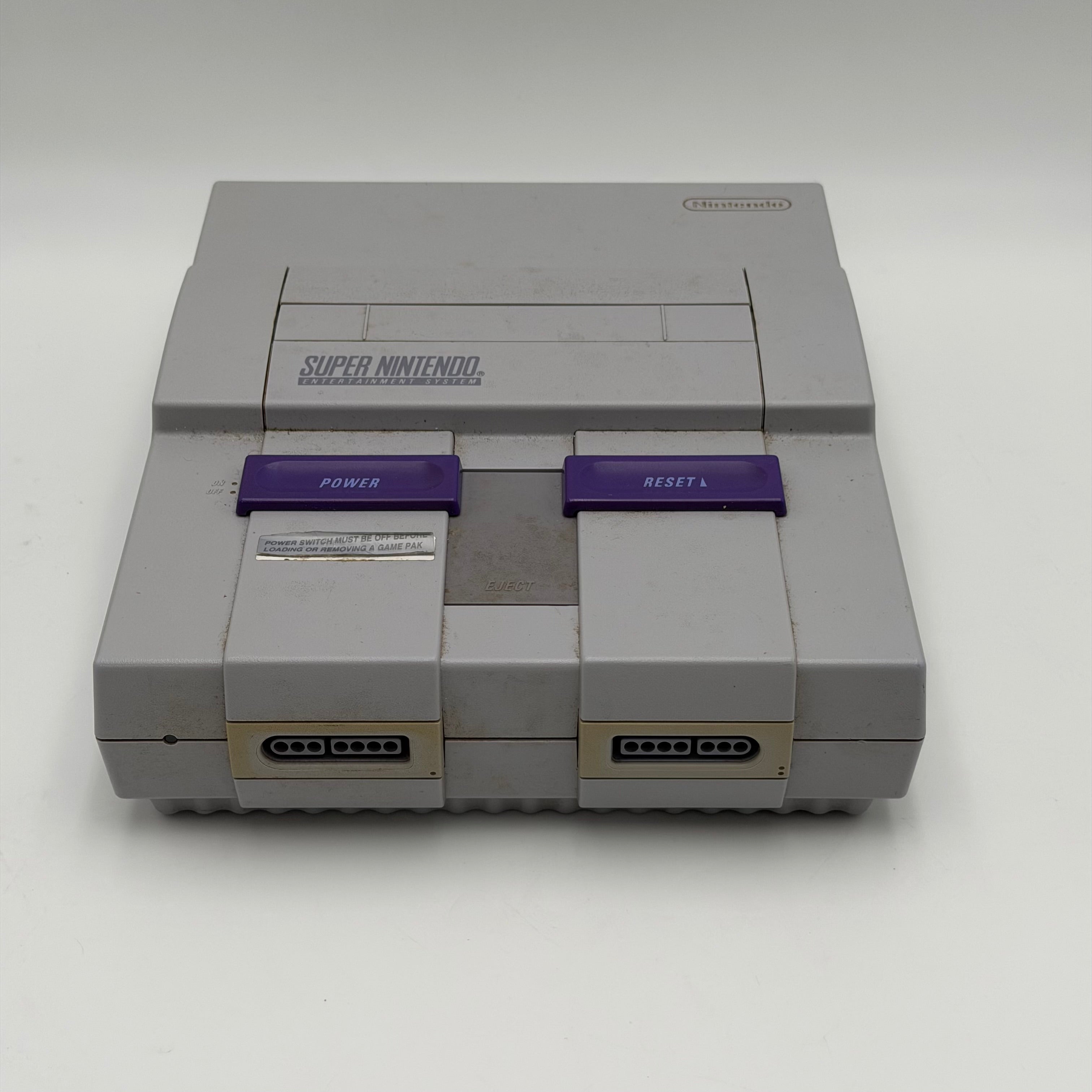 Untested Nintendo Super NES SNS-001 1991 Gray Video Game System