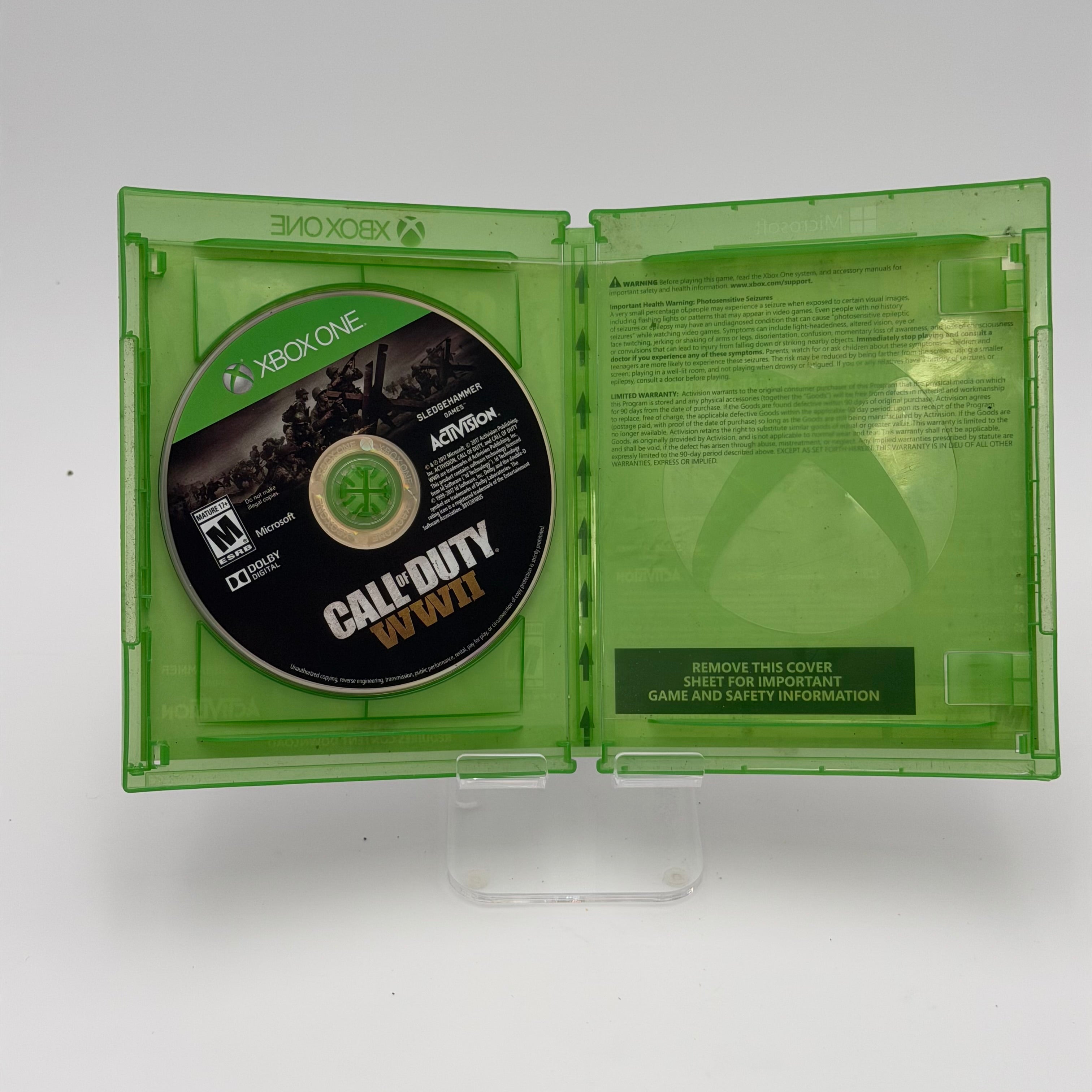 Call of Duty: WWII (Microsoft Xbox One, 2017) - Complete