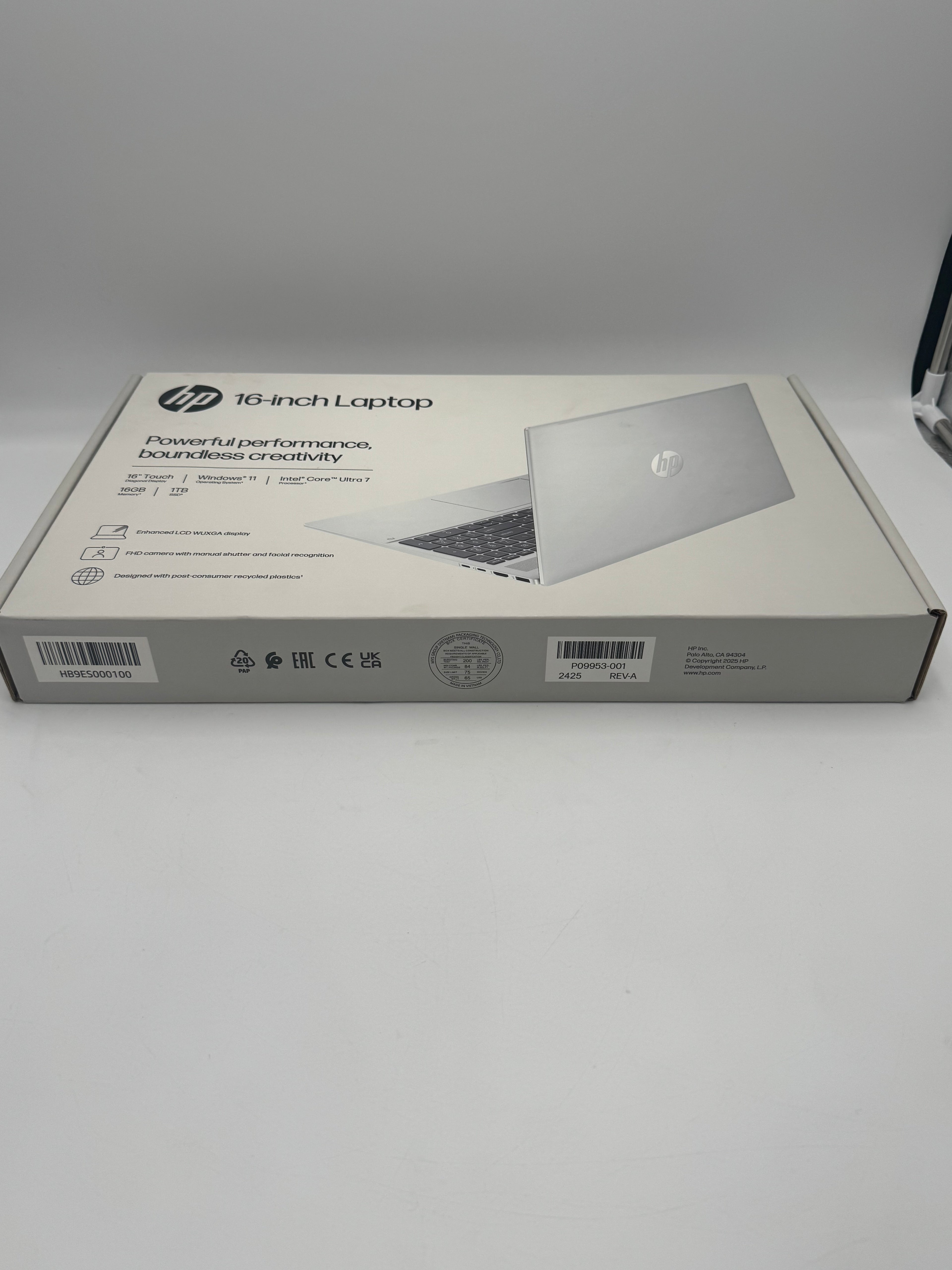 HP OmniBook 5 16-inch Laptop - Intel Core Ultra 7 165H, 16GB RAM, 1TB SSD, Black