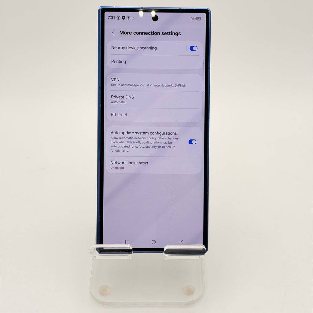 Samsung Galaxy Z Fold 7 256GB Blue Unlocked Used - A