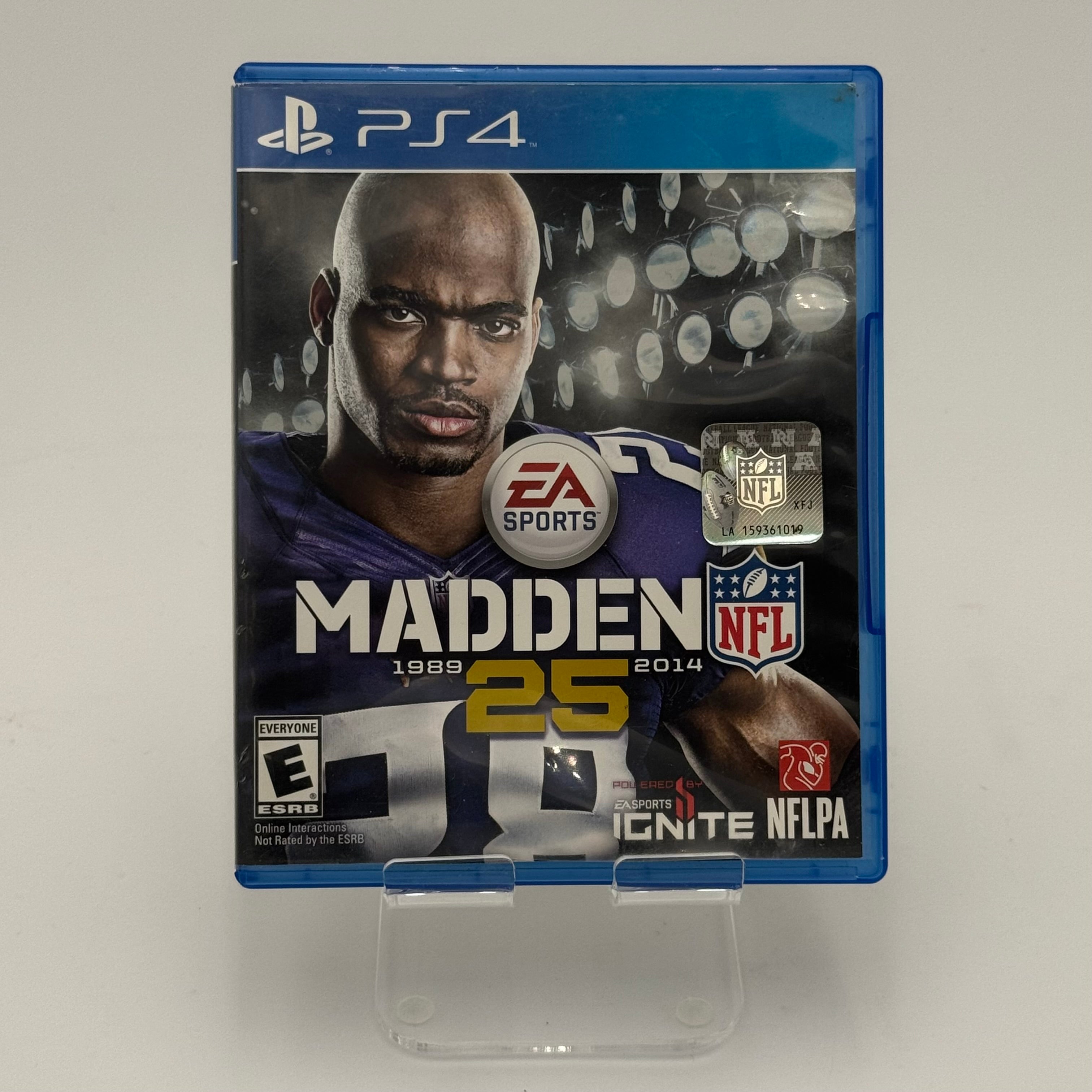 Playstation 4 Madden NFL 25 (2013) Video Game - Used B - Black