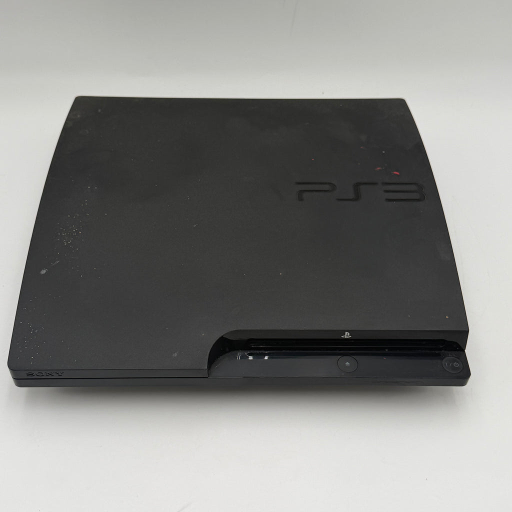 Sony PlayStation 3 Slim CECH-2001B Black Video Game System Broken