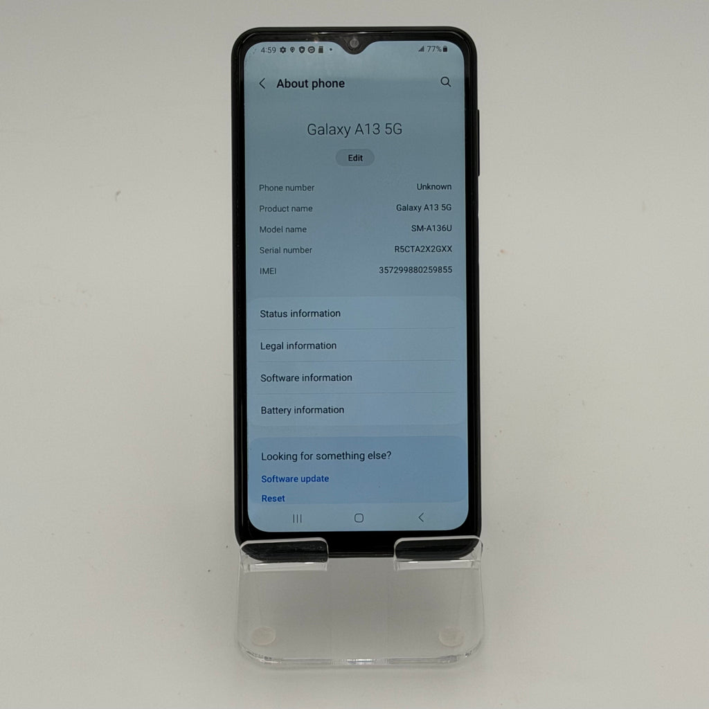 Samsung Galaxy A13 5G 64GB Black T-Mobile Only Used