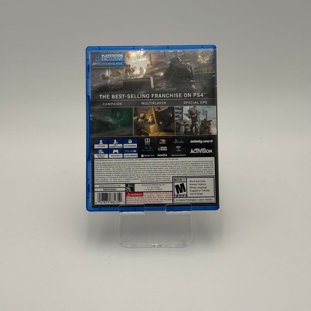PlayStation 4 PS4 Call of Duty: Modern Warfare Video Game - Tested/Working
