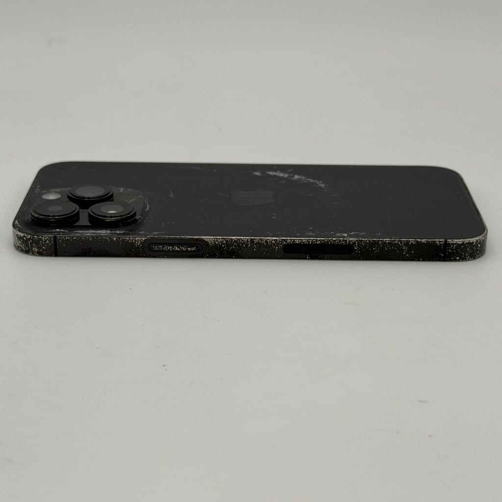 Apple iPhone 14 Pro Max 128GB (UNLOCKED) Black - 78% 🔋 Cracked Back