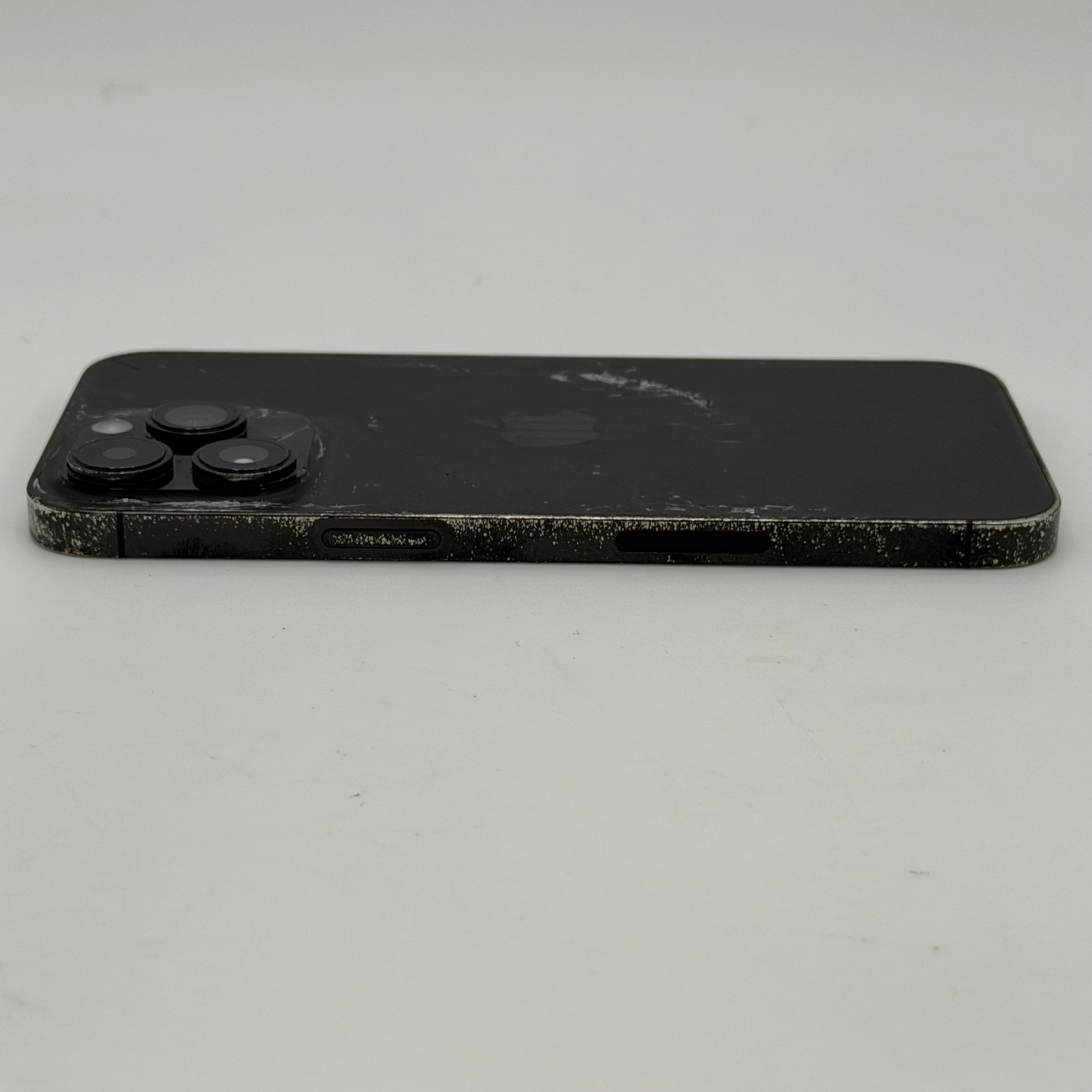 Apple iPhone 14 Pro Max 128GB (UNLOCKED) Black - 78% 🔋 Cracked Back