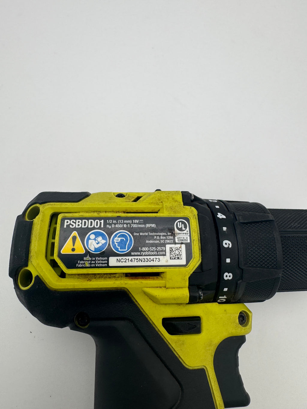 Ryobi ONE+ HP 18V 1/2" Brushless Drill Driver PSBDD01 w/ Battery & Charger Works