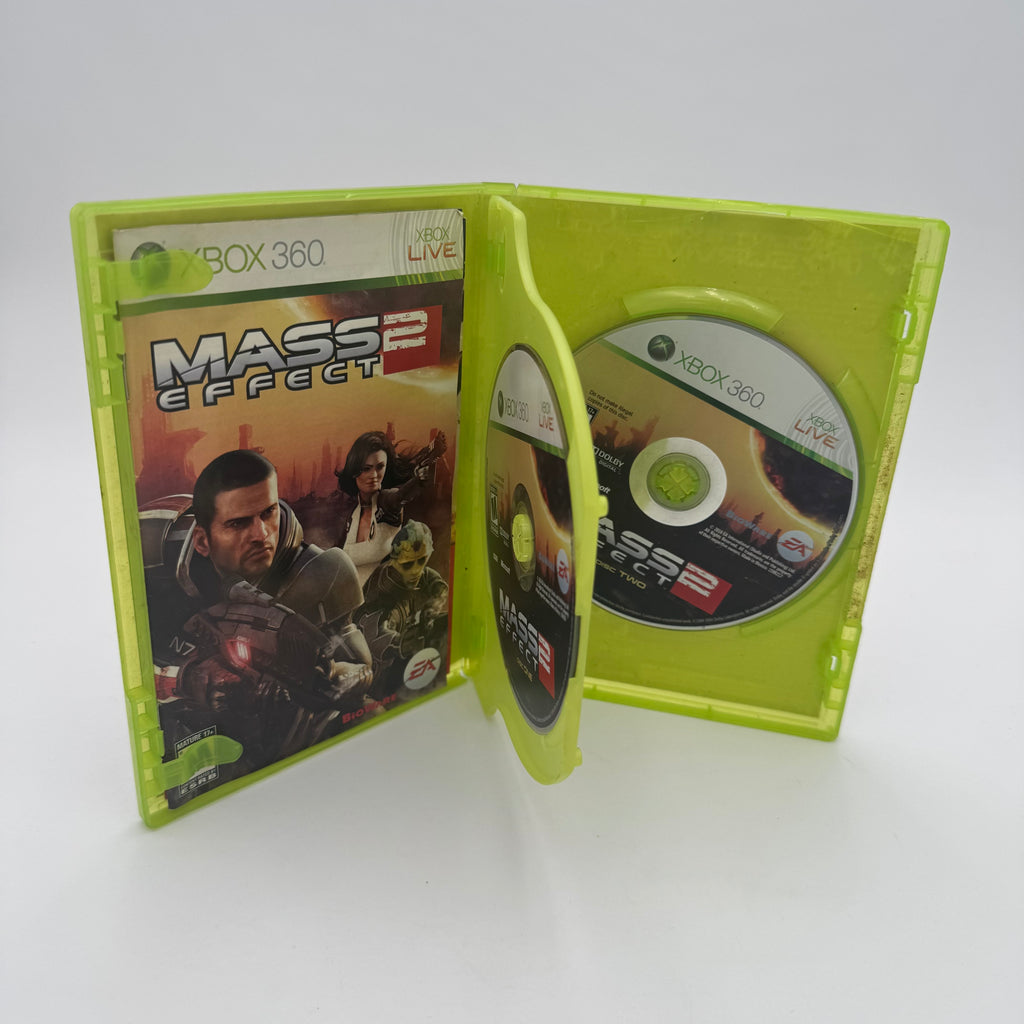 Mass Effect 2 (Xbox 360) Complete w/ Inserts CIB 2 Disc Set TESTED
