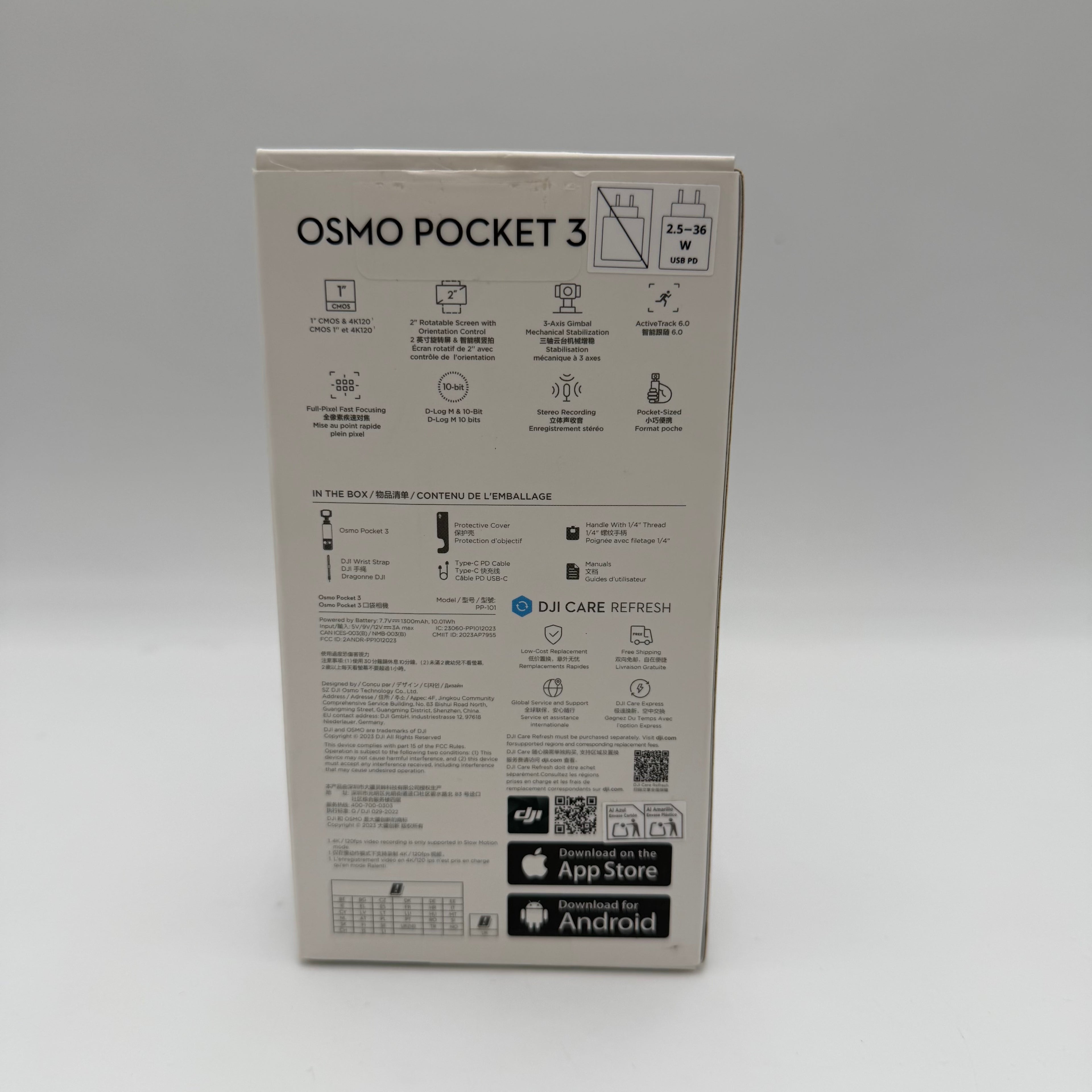 DJI Osmo Pocket 3 Stabilized 4K Handheld Camera w/ Rotatable Touchscreen