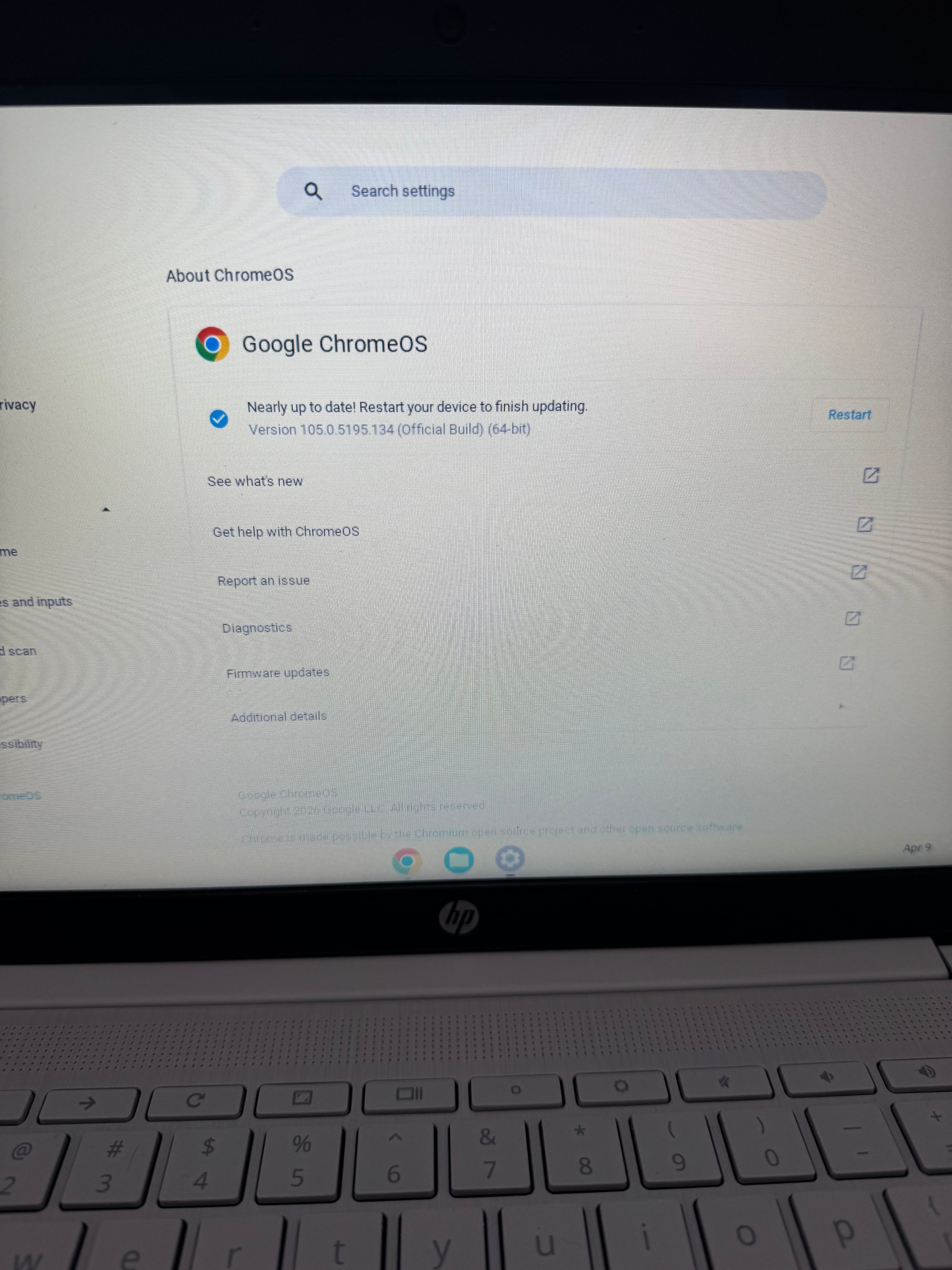 HP 14a-ne0013dx Chromebook 14" Intel Celeron N4120 4GB RAM 64GB Silver Laptop