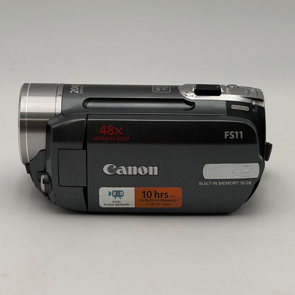 Canon FS100 Camcorder Black Untested No Charger