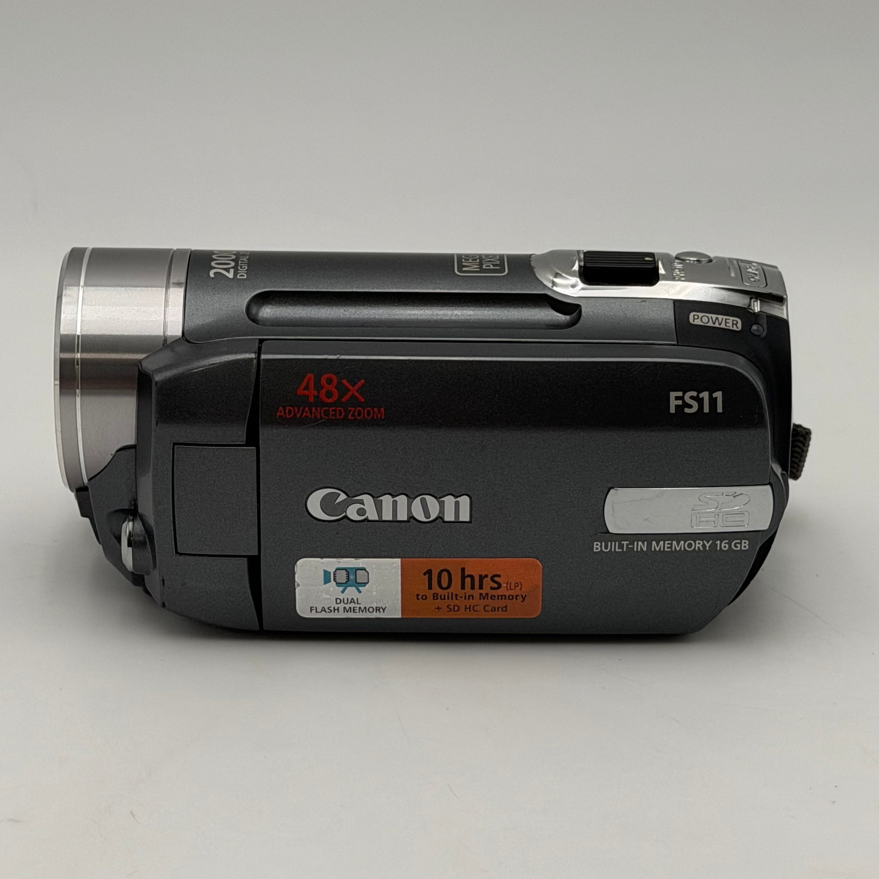 Canon FS100 Camcorder Black Untested No Charger