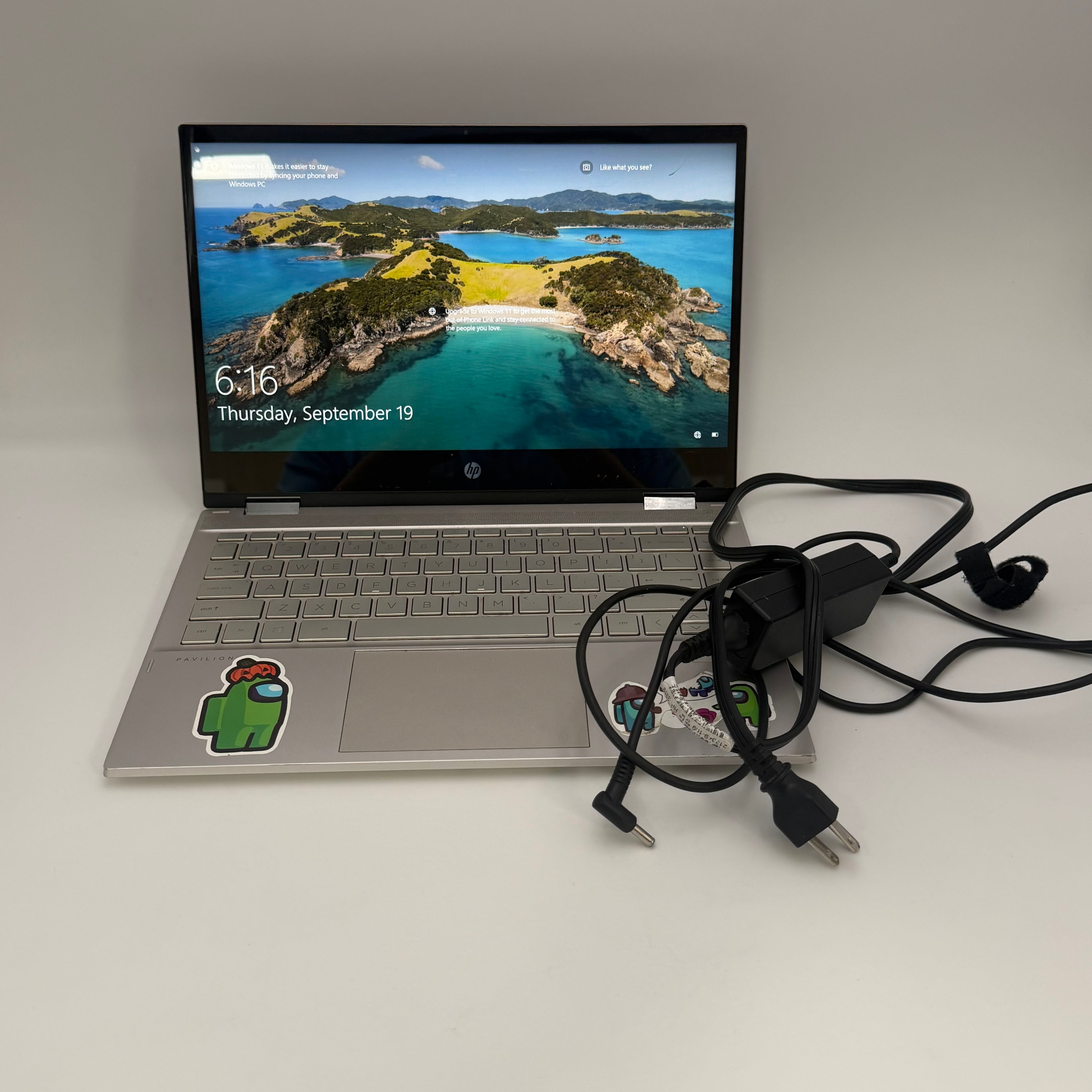 HP Pavilion x360 14m-dw0023x - For parts with charger