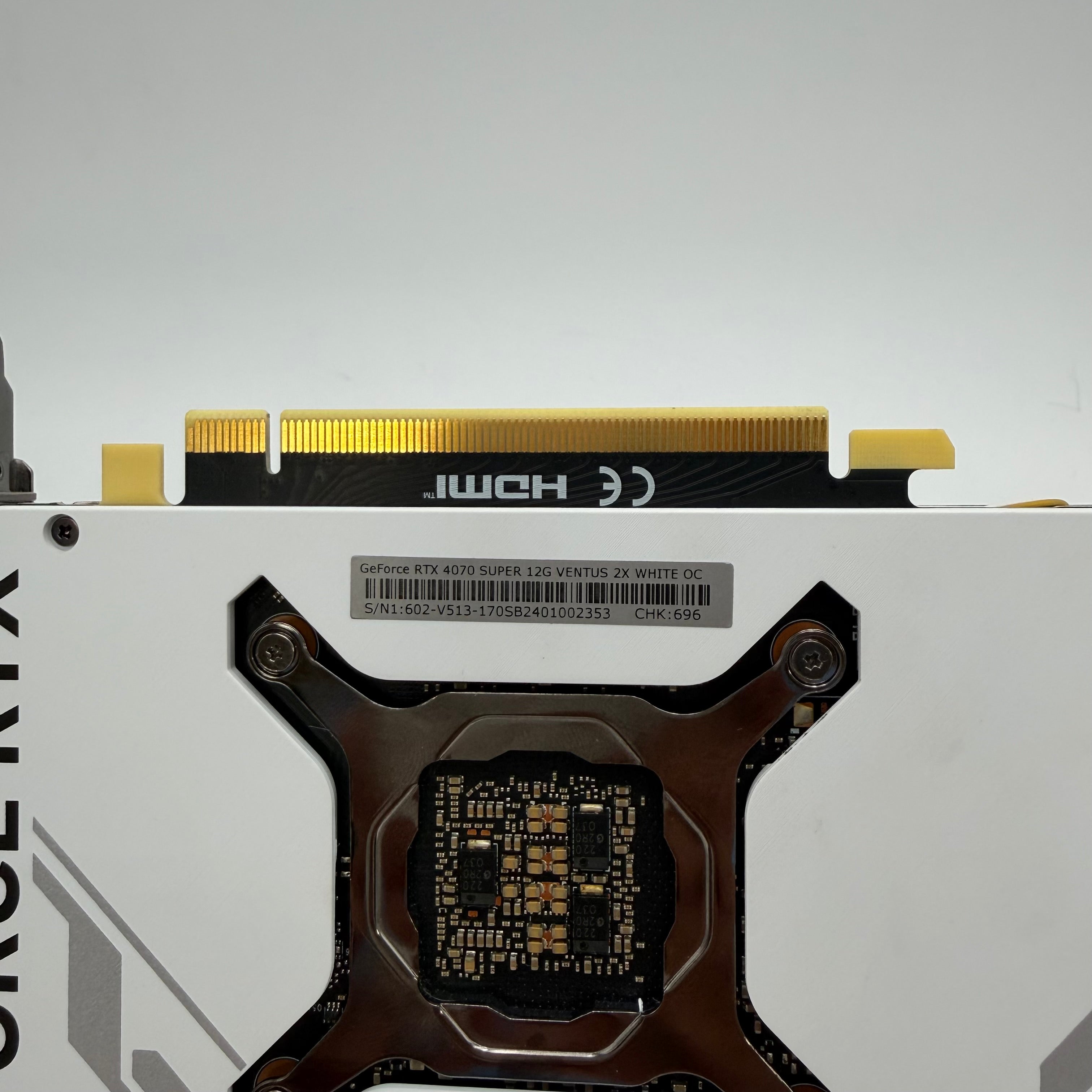 MSI GeForce RTX 4070 SUPER White Graphics Card - Tested/Working