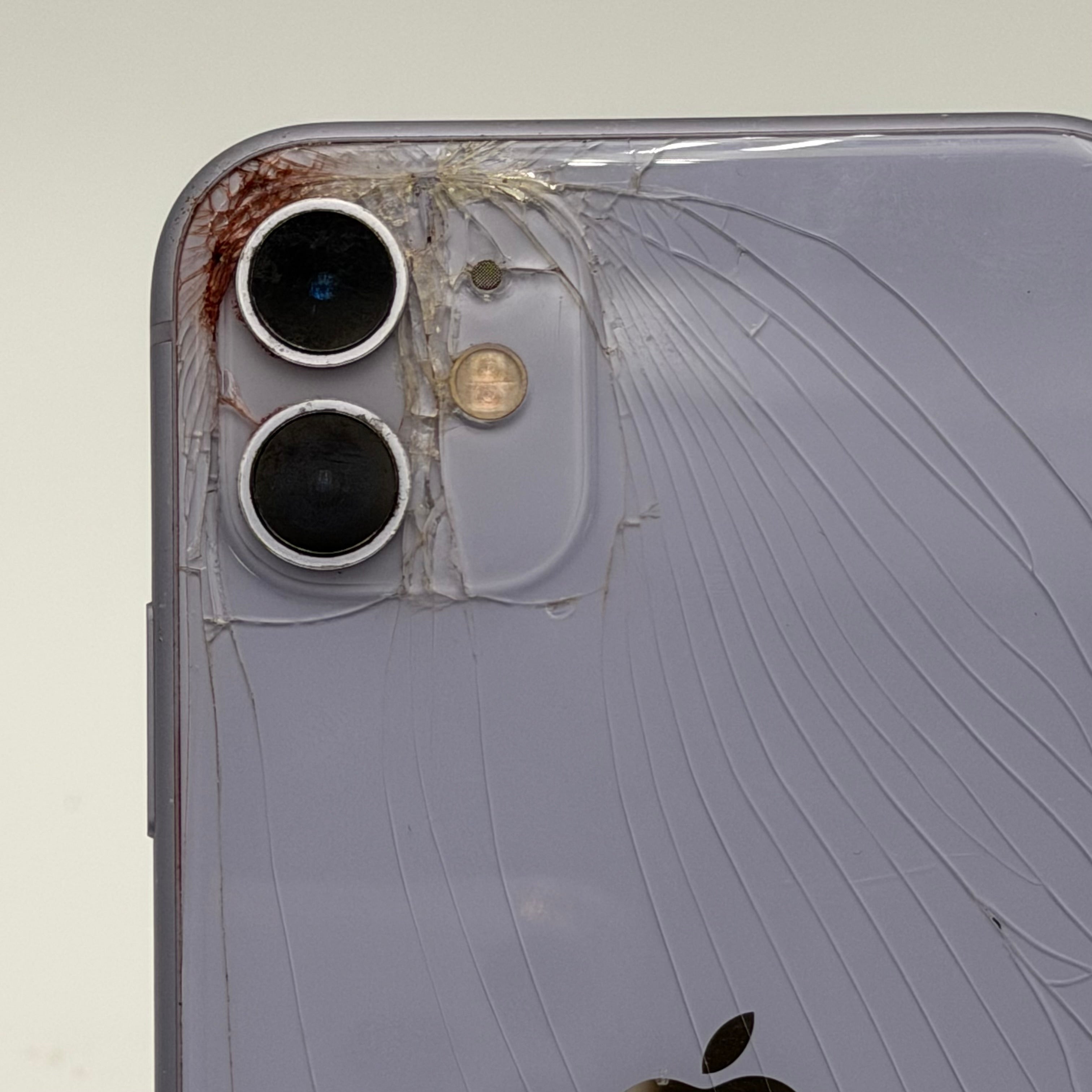 Broken Unlocked Apple iPhone 11 64GB  Cracked back