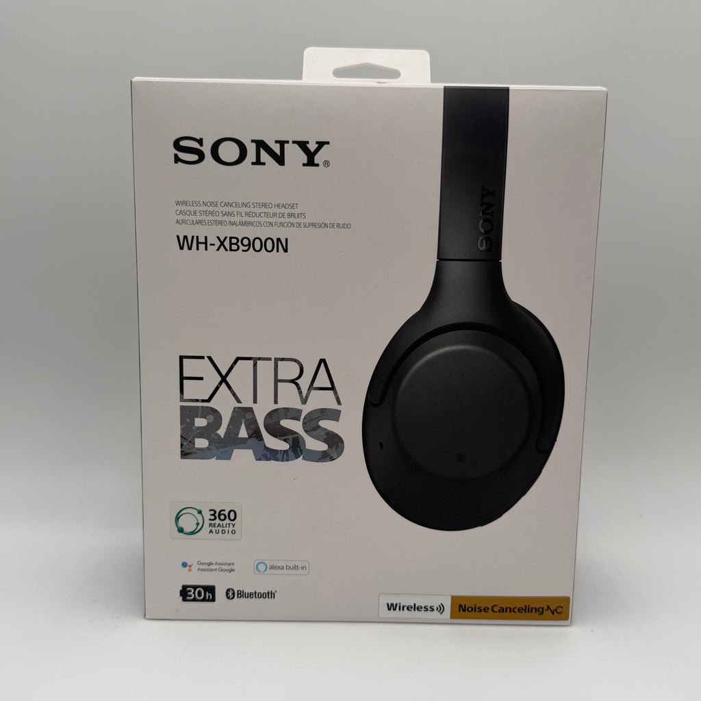 Sony WH-XB900N Wireless Headphones - Black Noise Canceling