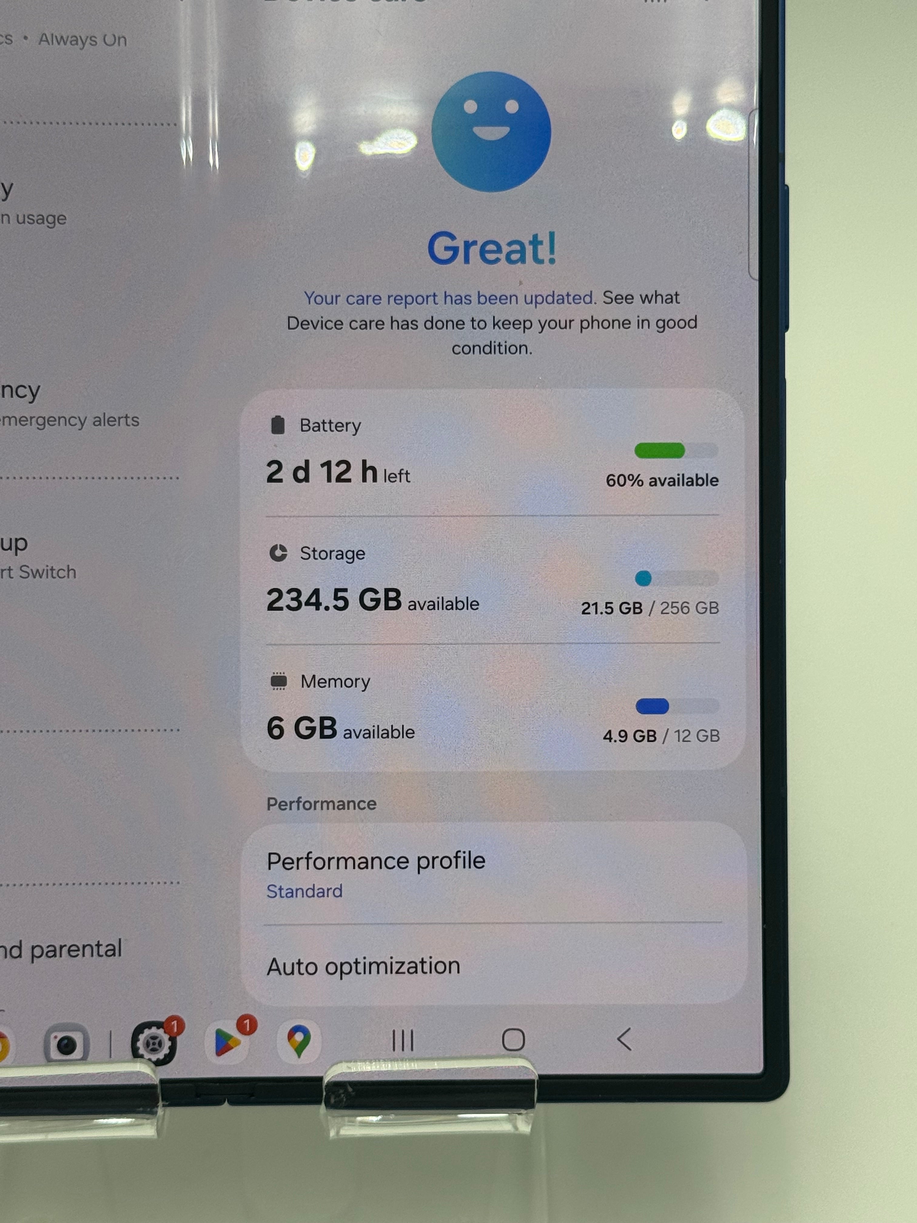 Samsung Galaxy Z Fold 7 256GB Blue Unlocked Clean IMEI