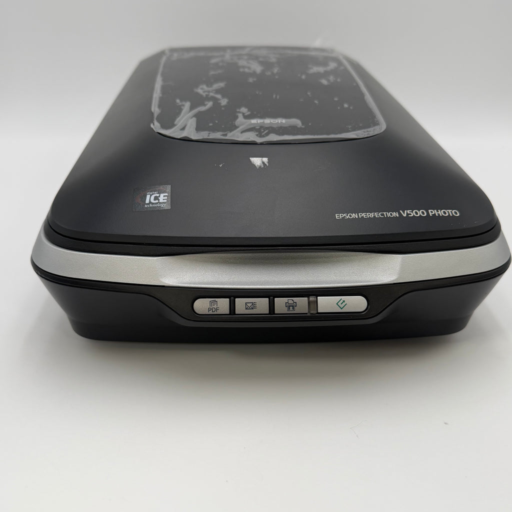 Epson Perfection V500 Photo Scanner w/ Power Adapter & Negative Holders Tested