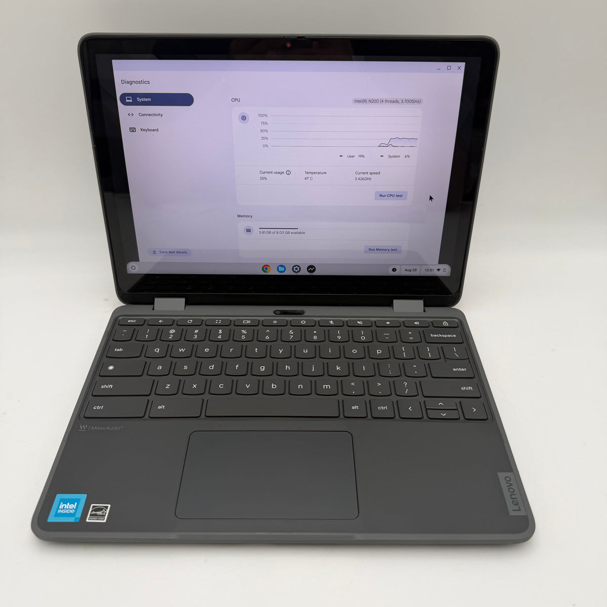 Lenovo 500E Yoga Chromebook Gen 4 Laptop Black Broken