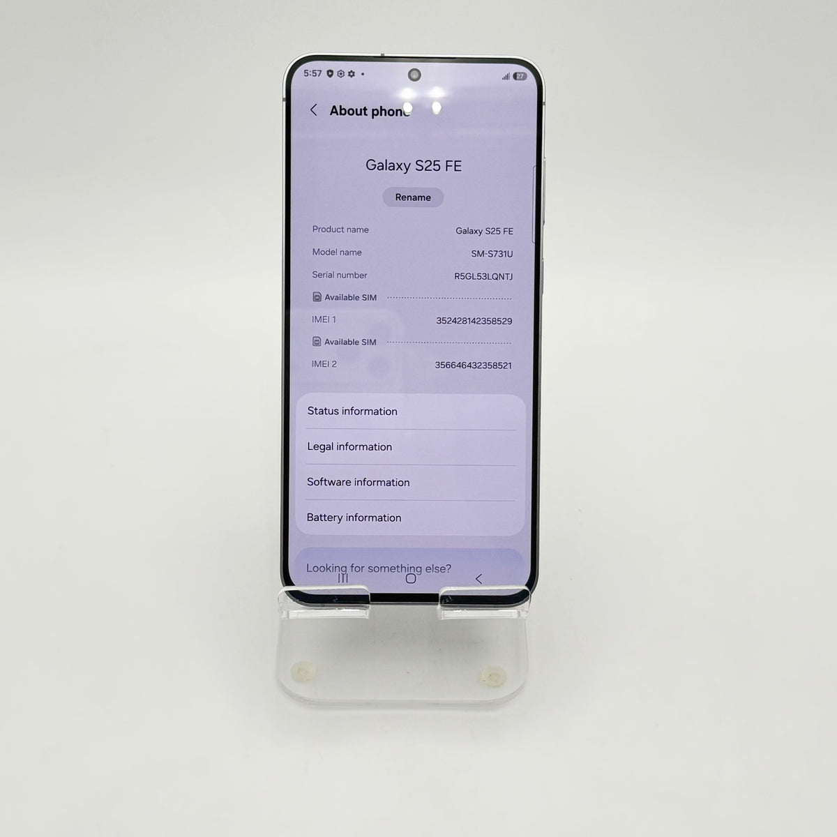 Samsung Galaxy S25 FE Black 128GB TMOBILE