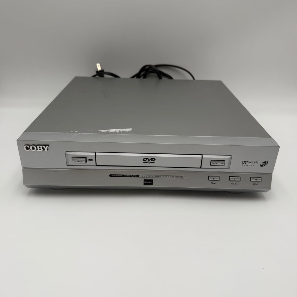 Coby DVD-404 DVD Player Used - A Silver