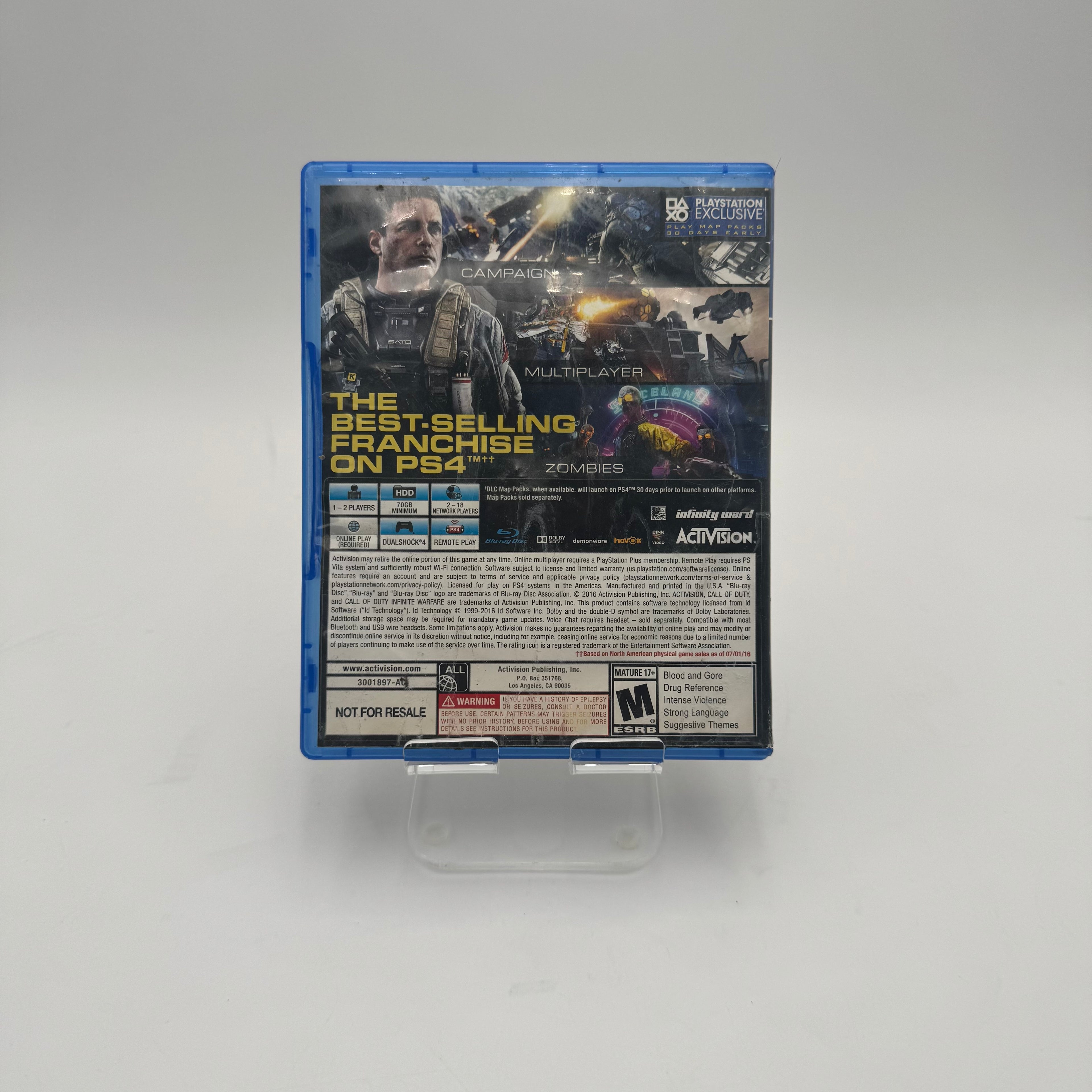 Sony PlayStation 4 PS4 Call of Duty: Infinite Warfare Video Game
