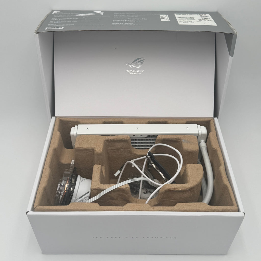 ASUS ROG STRIX LC 240 RGB White Edition Liquid CPU Cooler **READ**