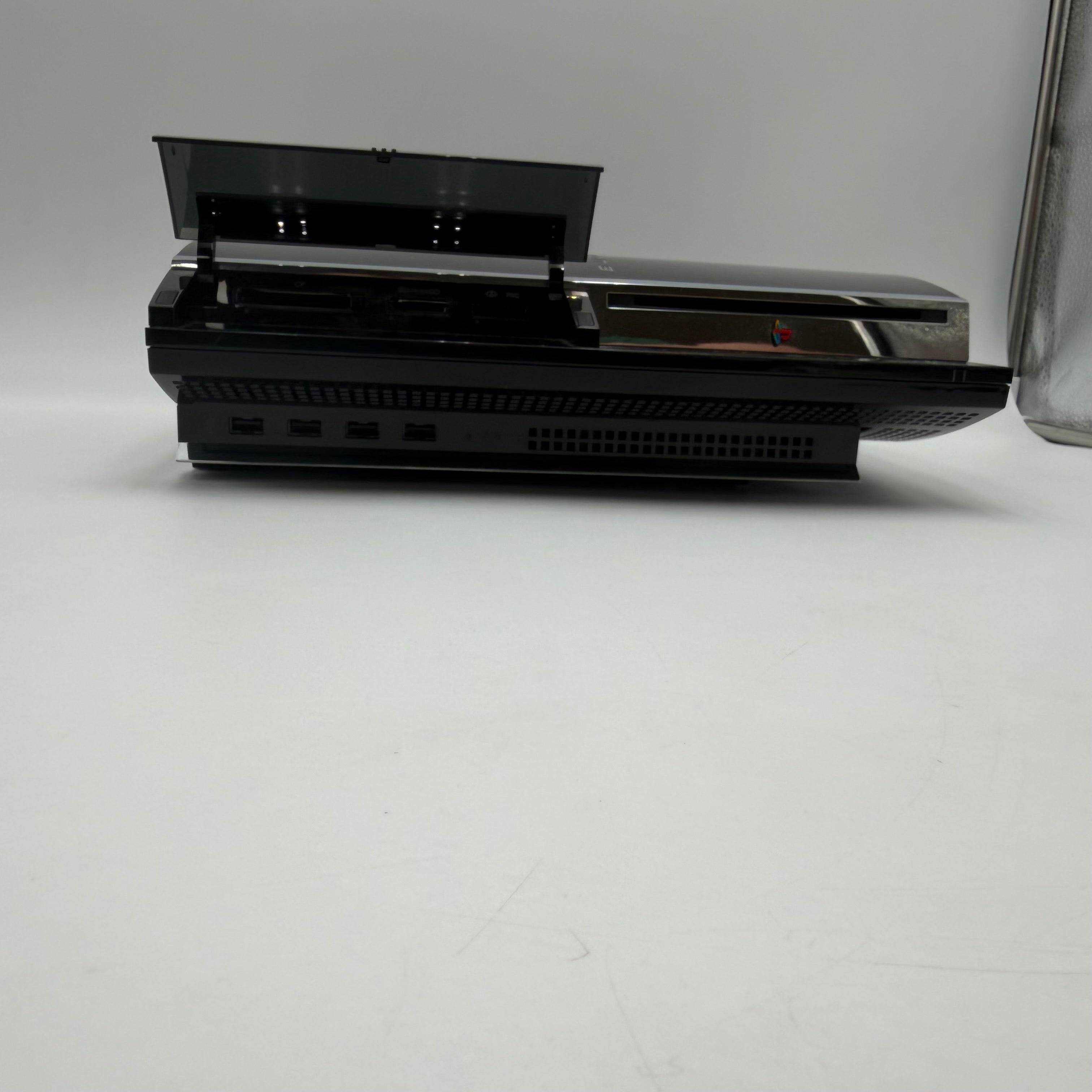 Sony PlayStation 3 Backward Compatible 80GB Black Console CECHE01 w/ 2 controllers