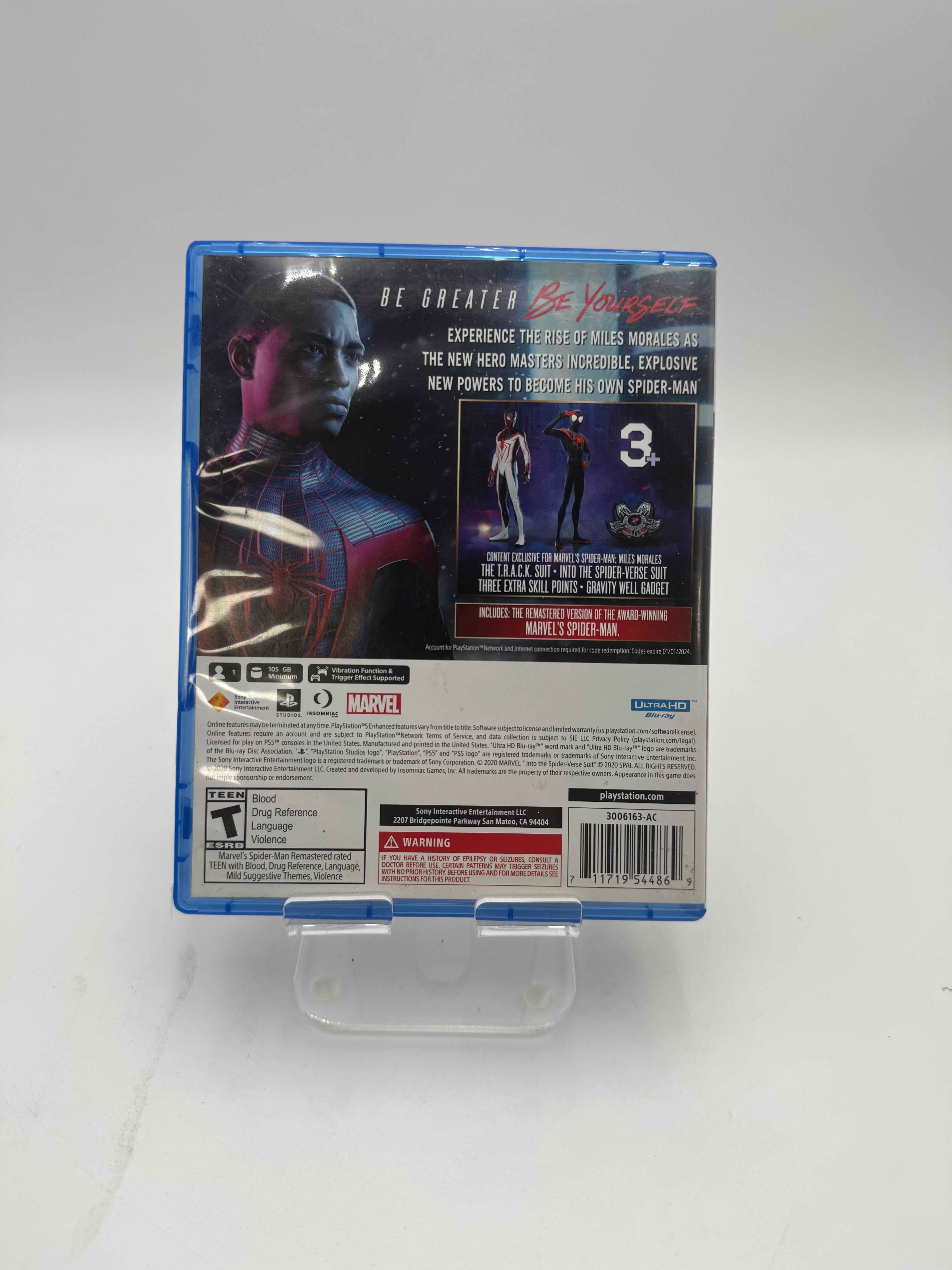 Marvel Spider-Man: Miles Morales PlayStation 5 - Used - A Physical Edition