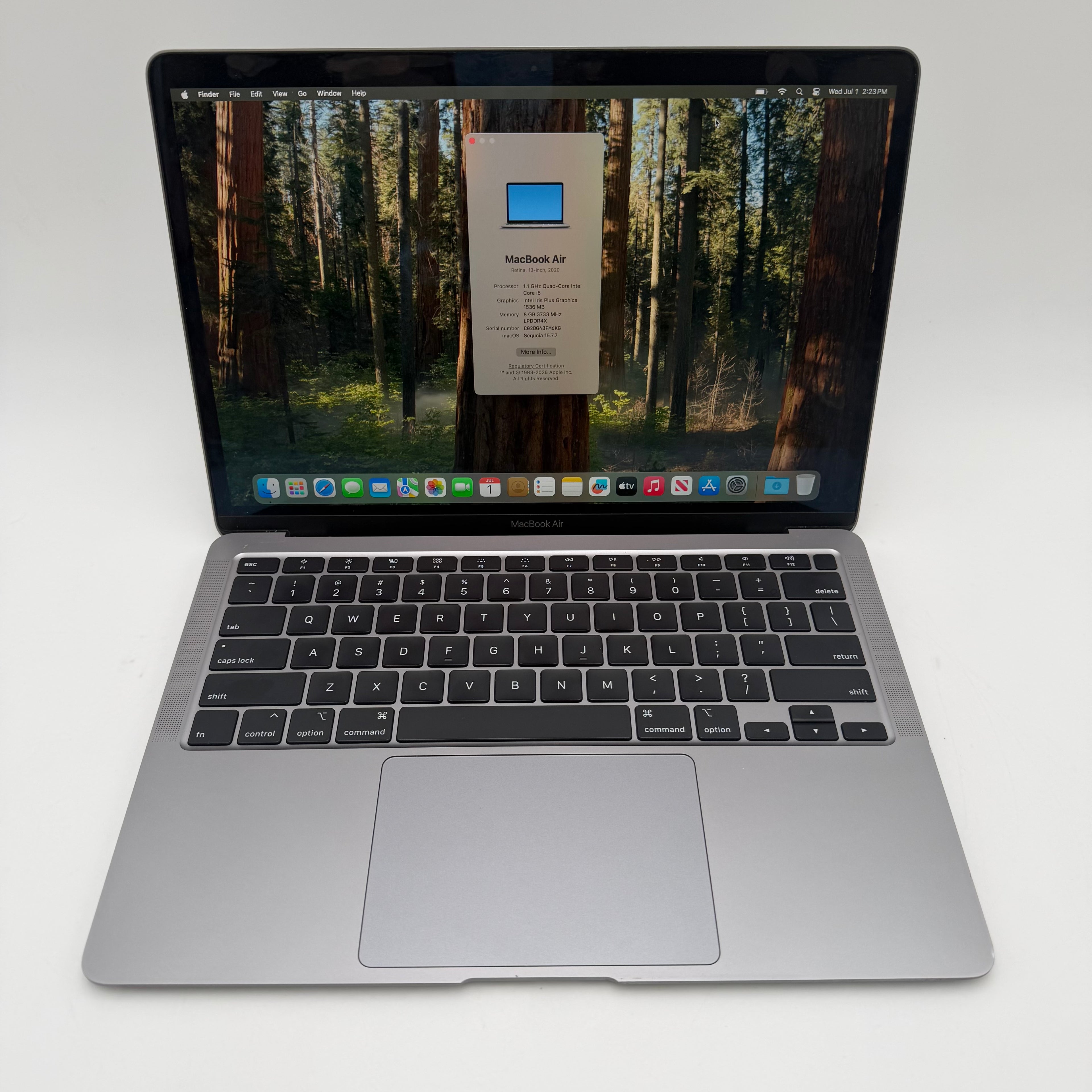 Apple MacBook Air 13" Retina A2179 2020 Core i5 8GB 512GB Space Gray