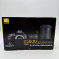 Nikon D5600 24.2 MP DSLR Camera - Black w/ 18-55mm, 70-300mm - FREE SHIPPING