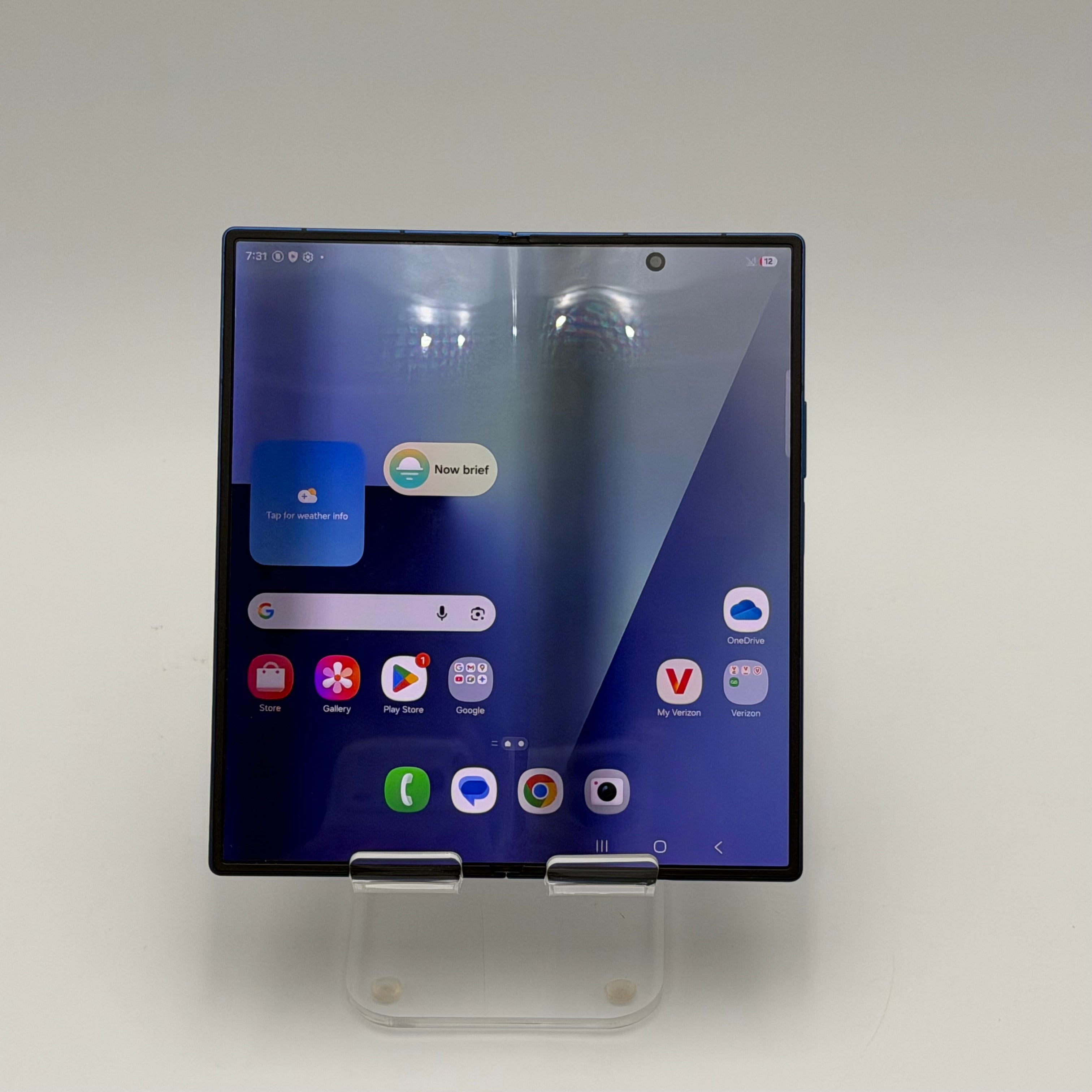 Samsung Galaxy Z Fold 7 256GB Blue Unlocked Used - A